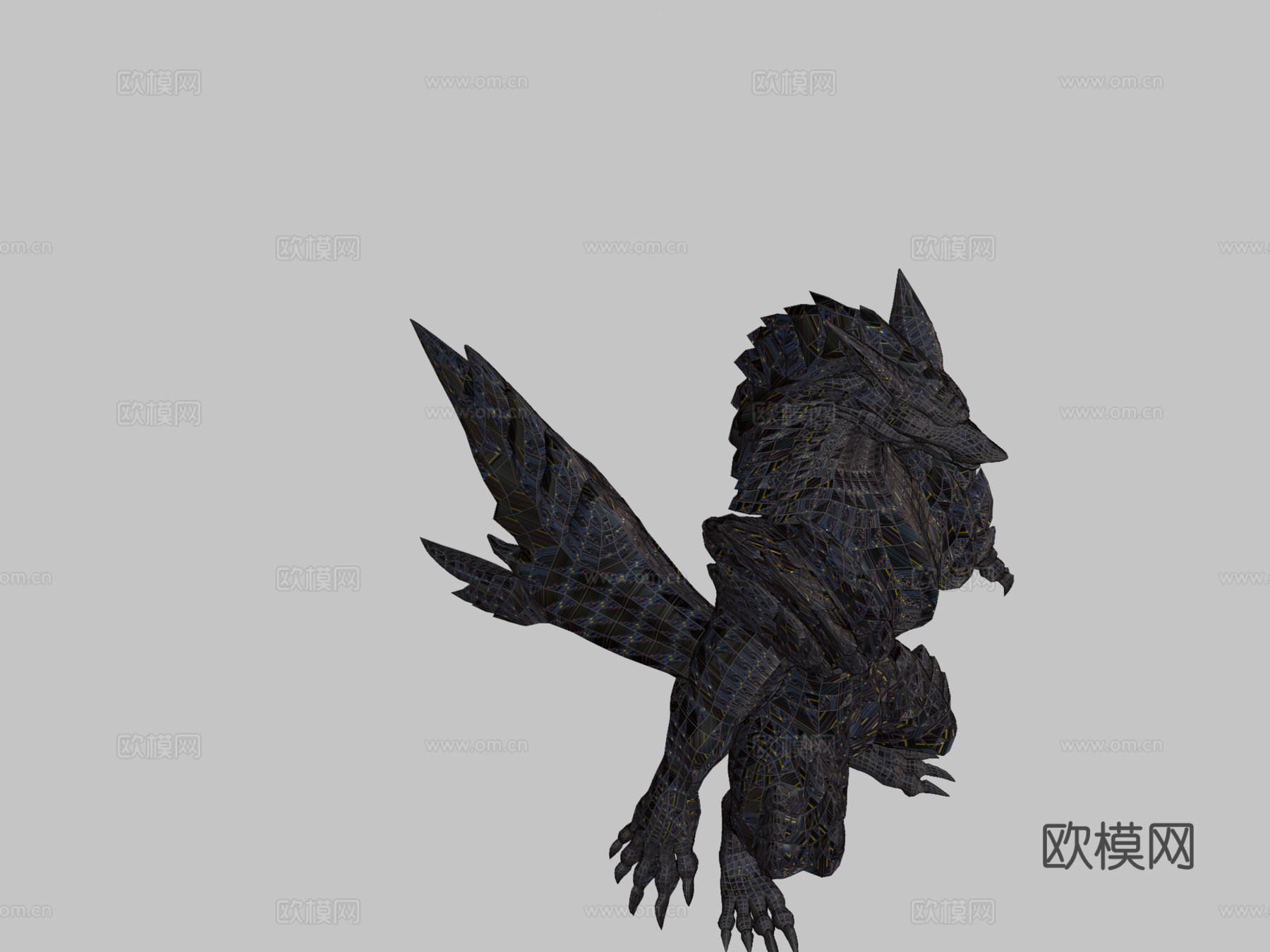 月狼[怪物猎人]3d模型