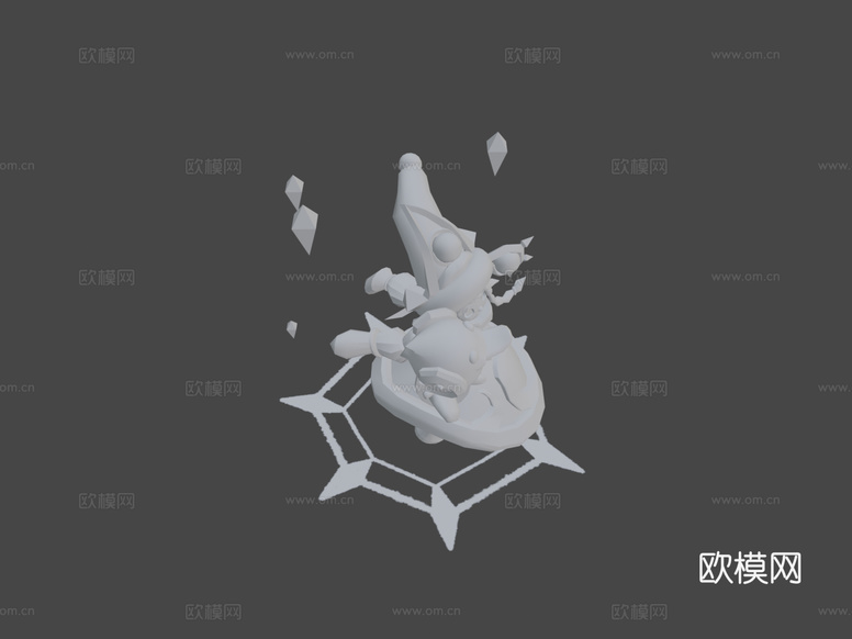 雪天露露3d模型下載(渲染圖6)