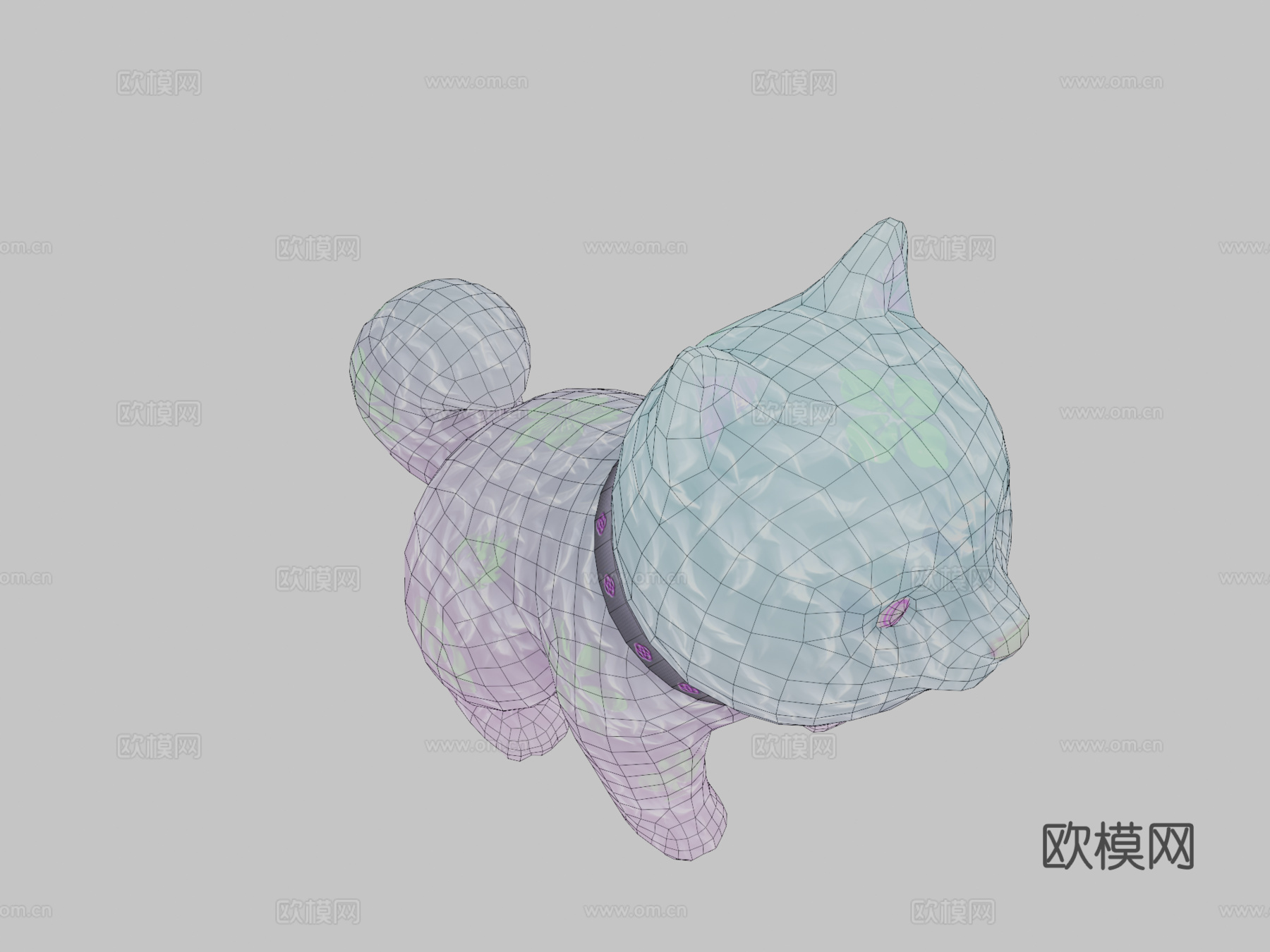 柴犬守护神3d模型