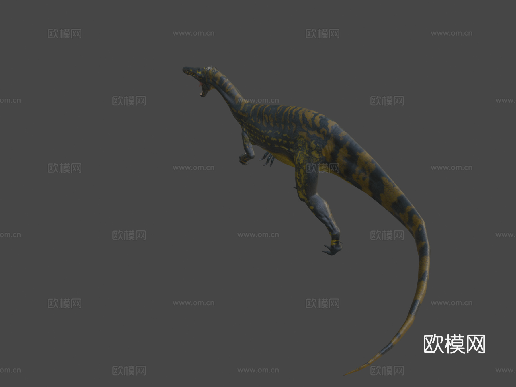 似鳄龙[4K纹理绑定]3d模型