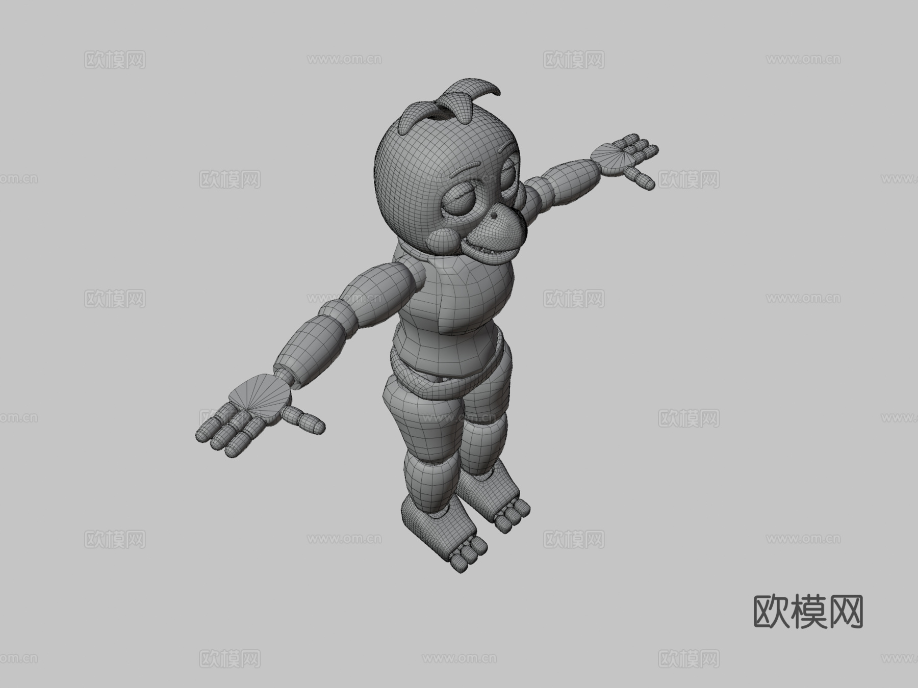 玩具奇卡3d模型