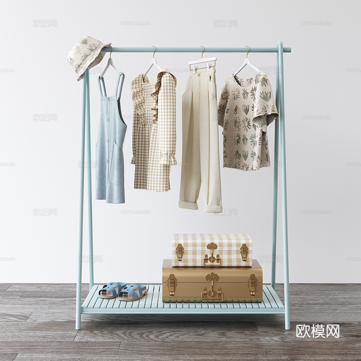 展柜货架3d模型