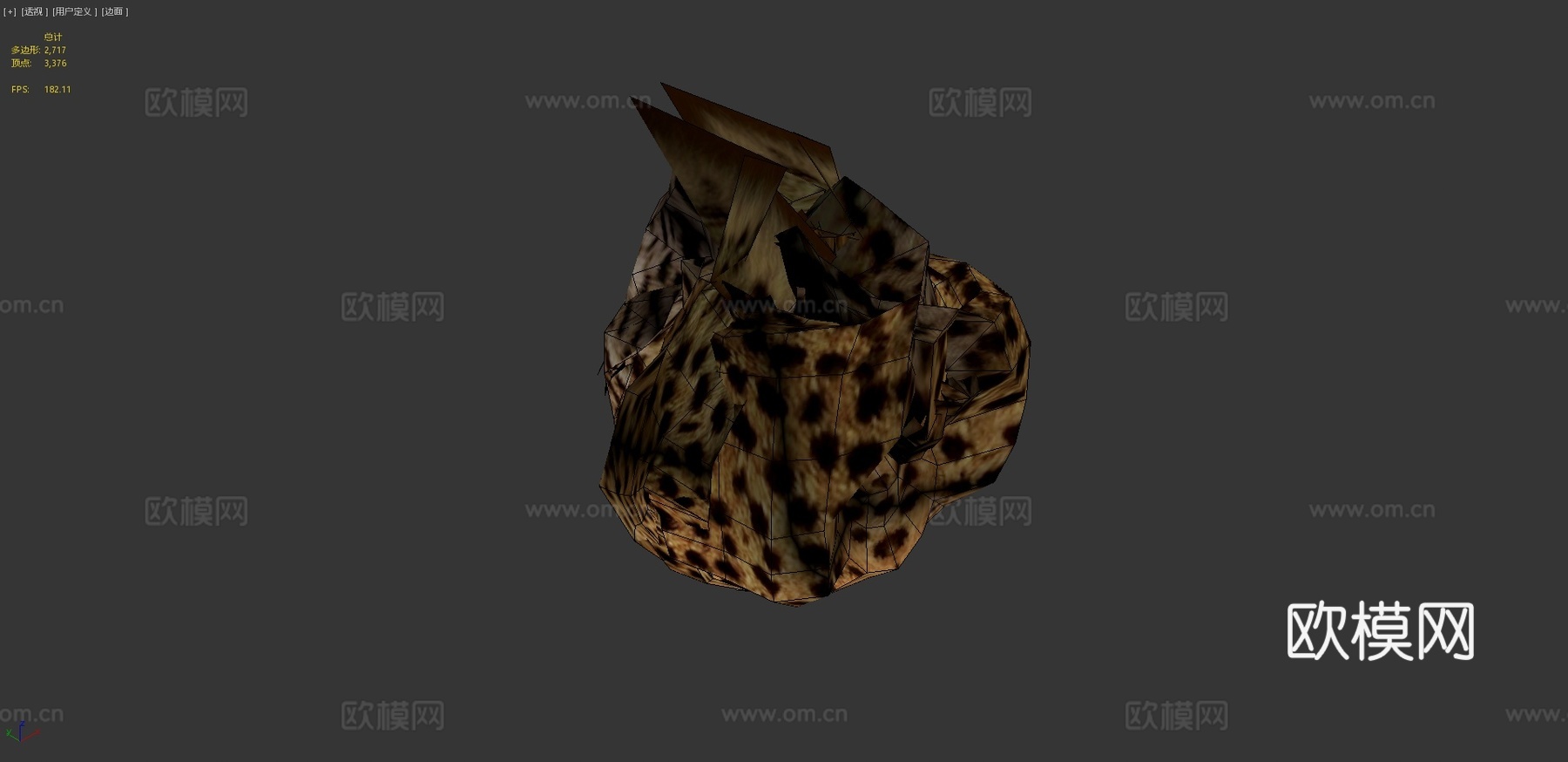 动画猎豹3d模型
