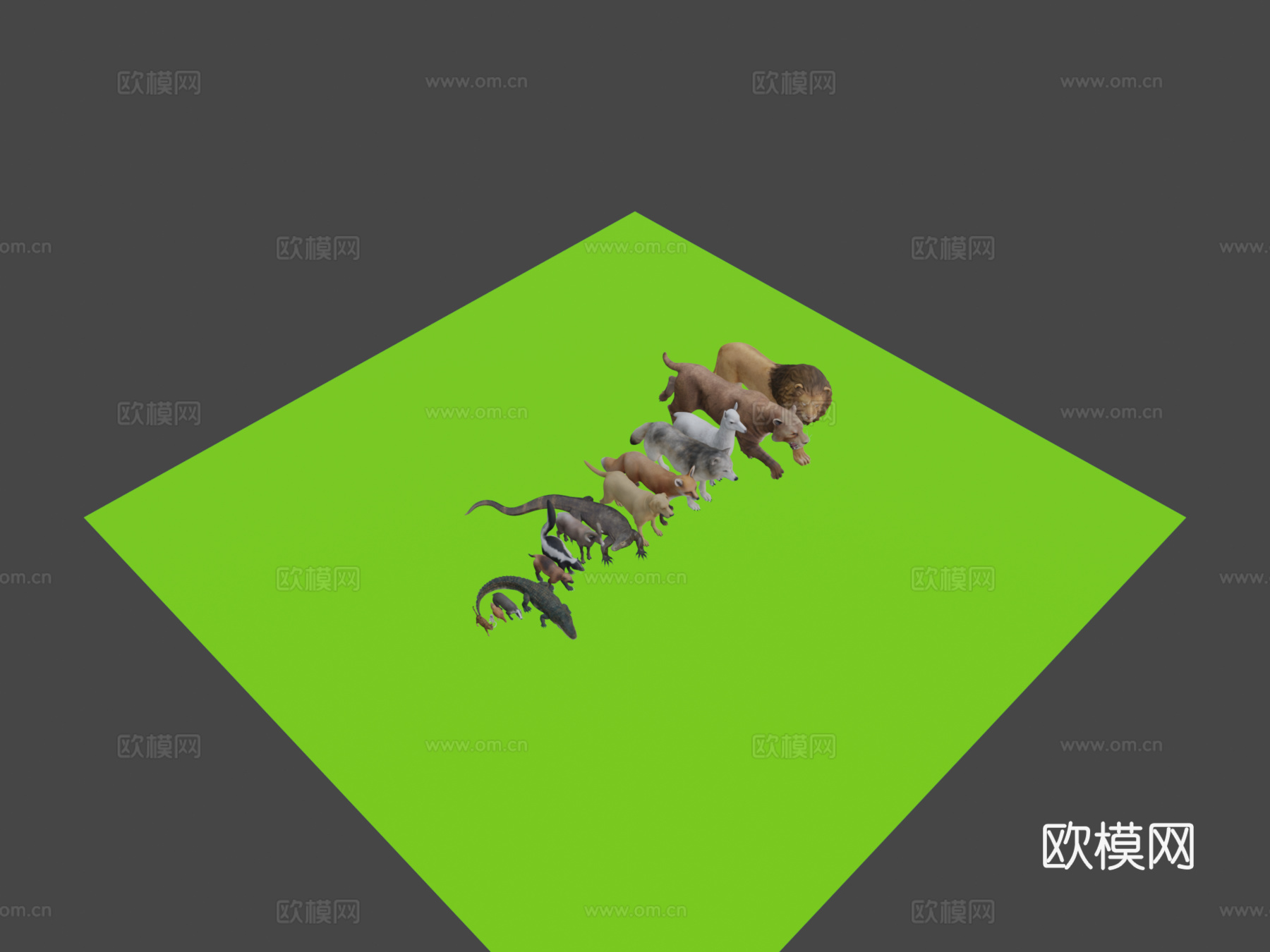 小动物包3d模型