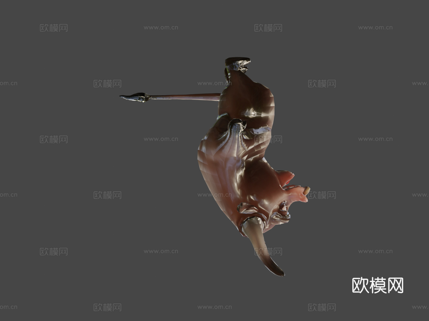 公牛3d模型