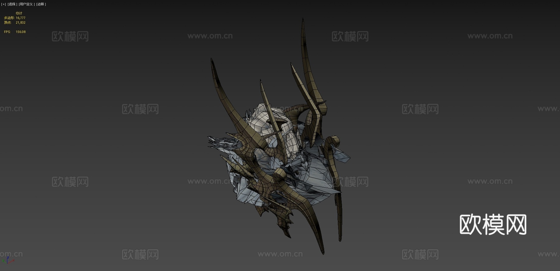 阿卡忒斯3d模型