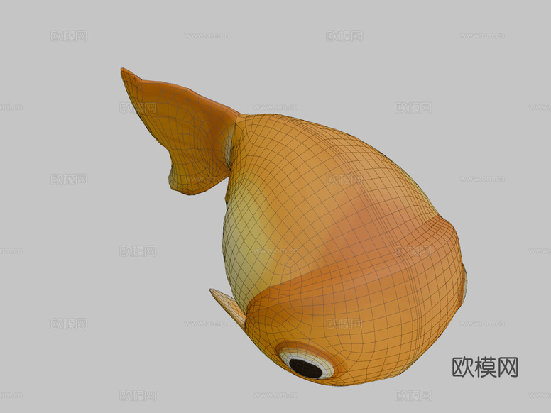 鱼动画3d模型下载(渲染图2)