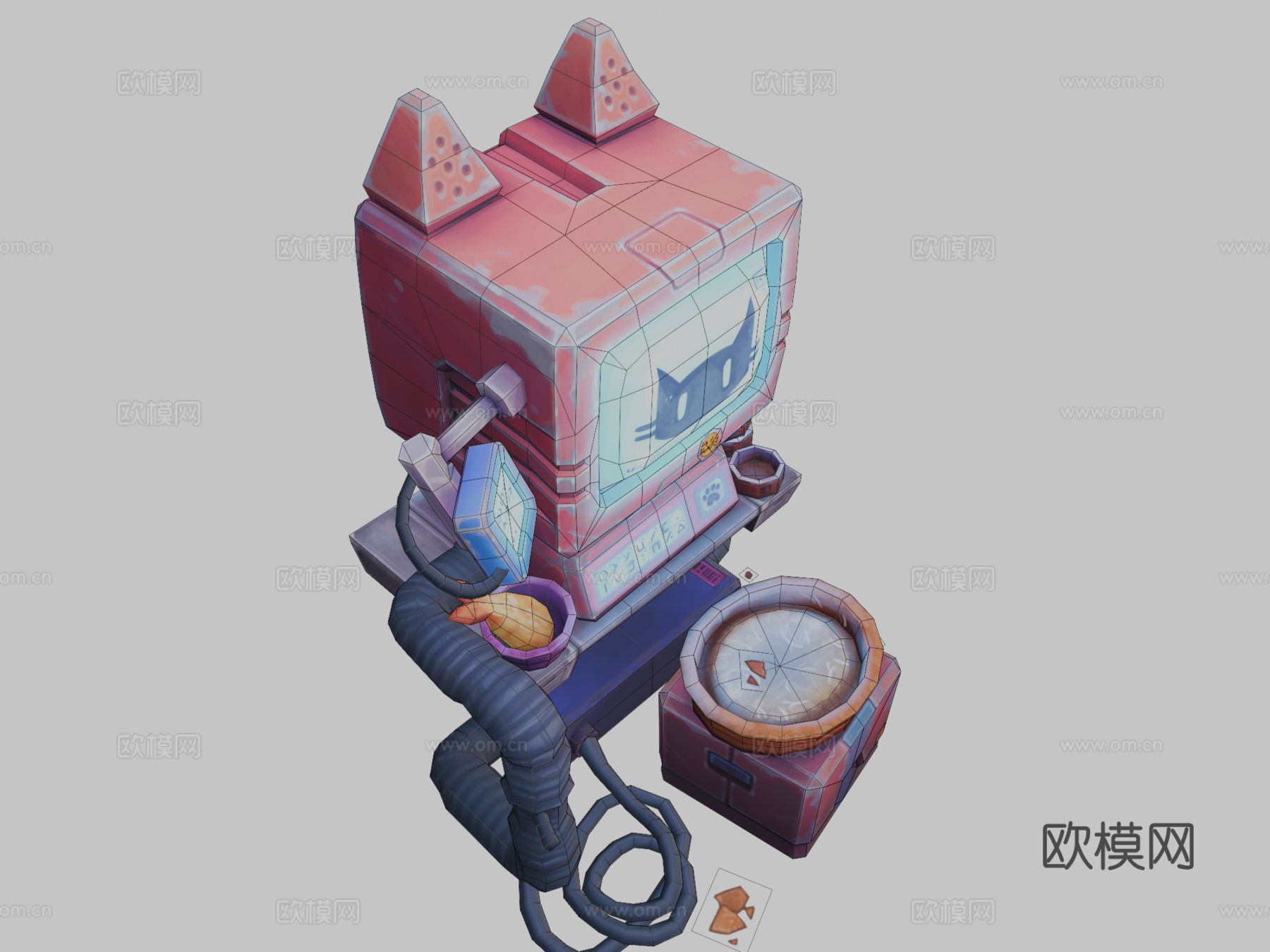 CGMA课程演示科幻道具3d模型