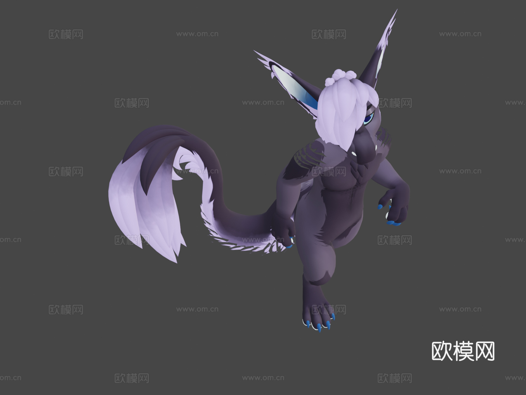 德拉肯VRChat虚拟形象3d模型