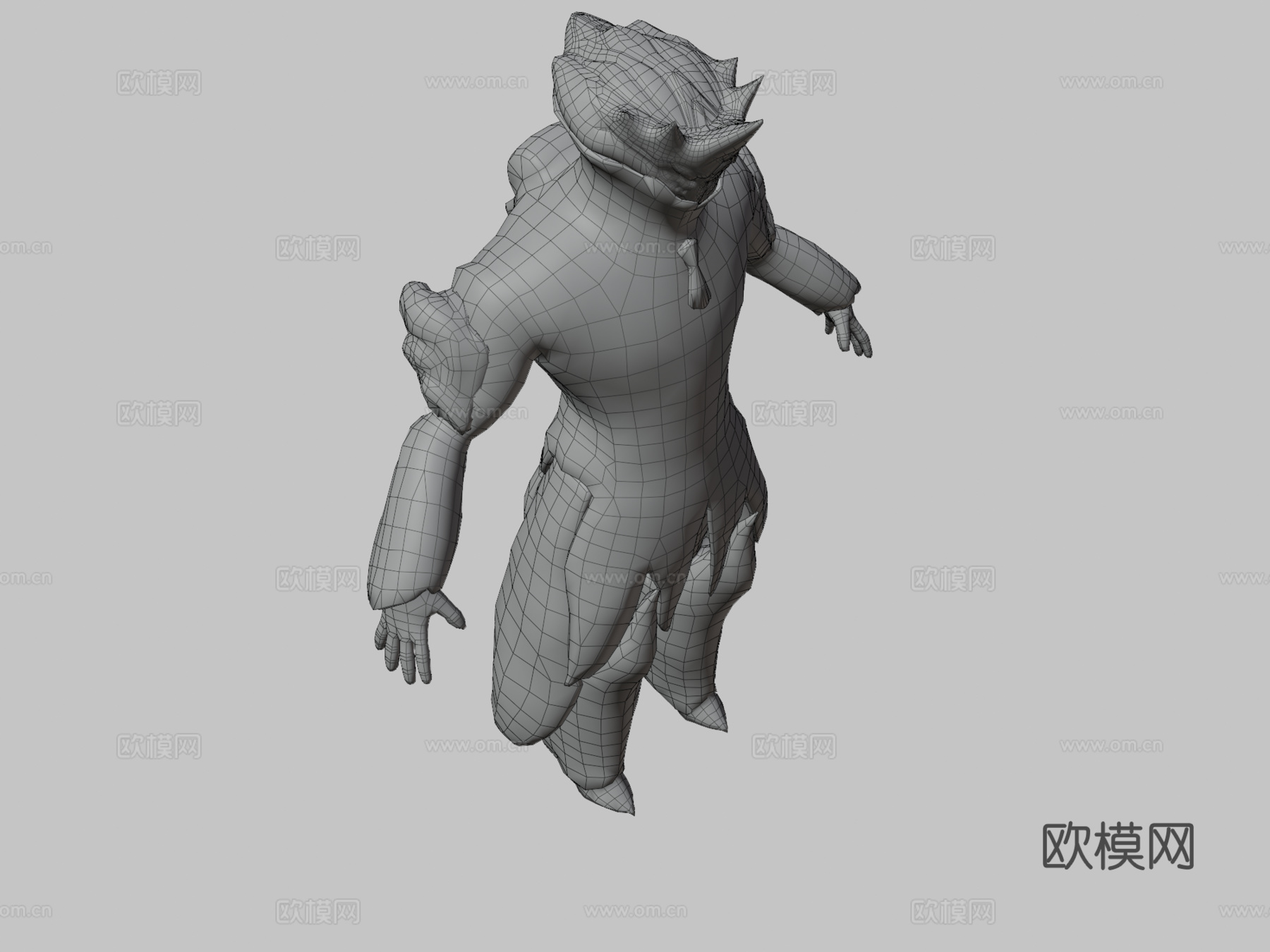 星际战甲-霜帝-帝王3d模型