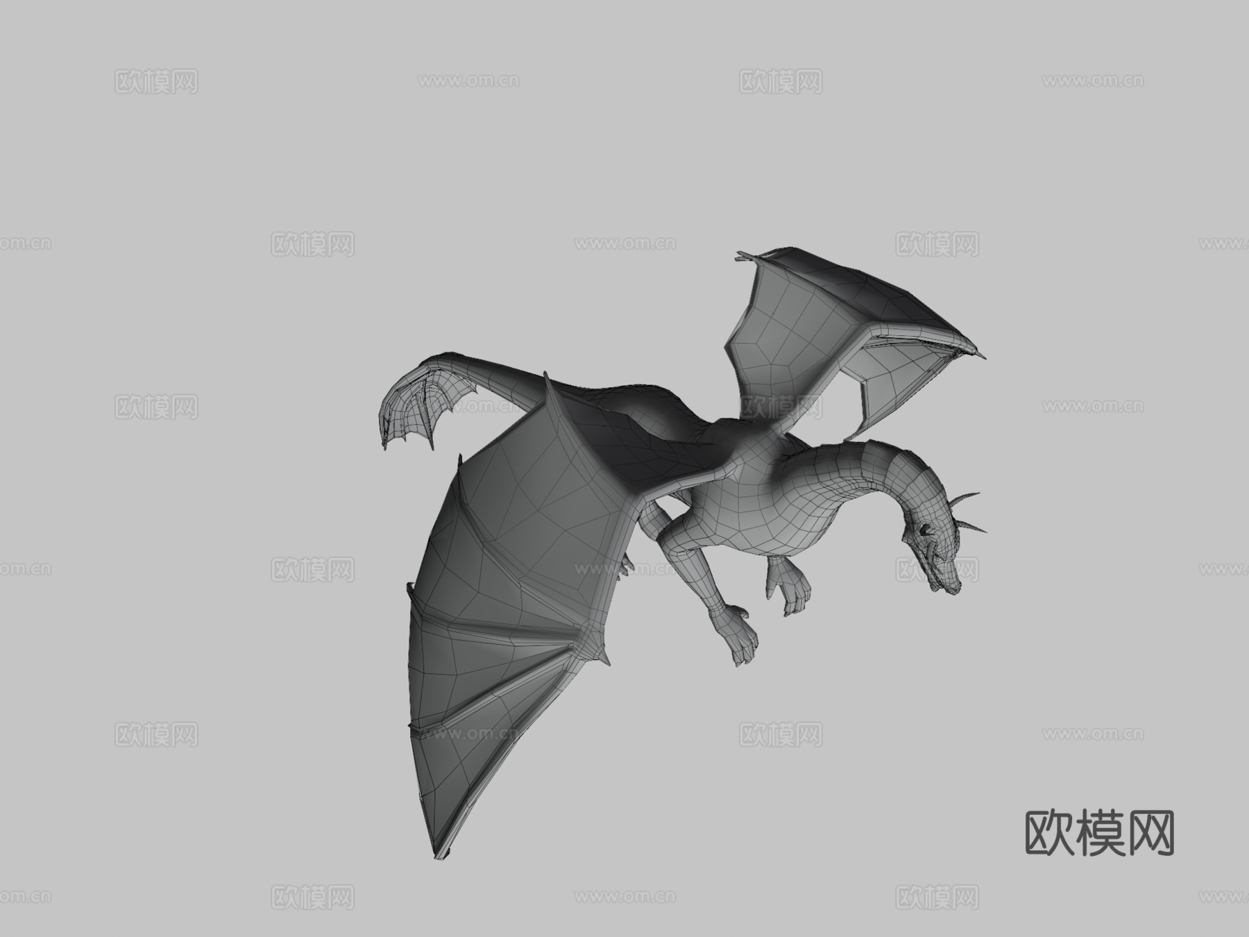 飞龙循环3d模型