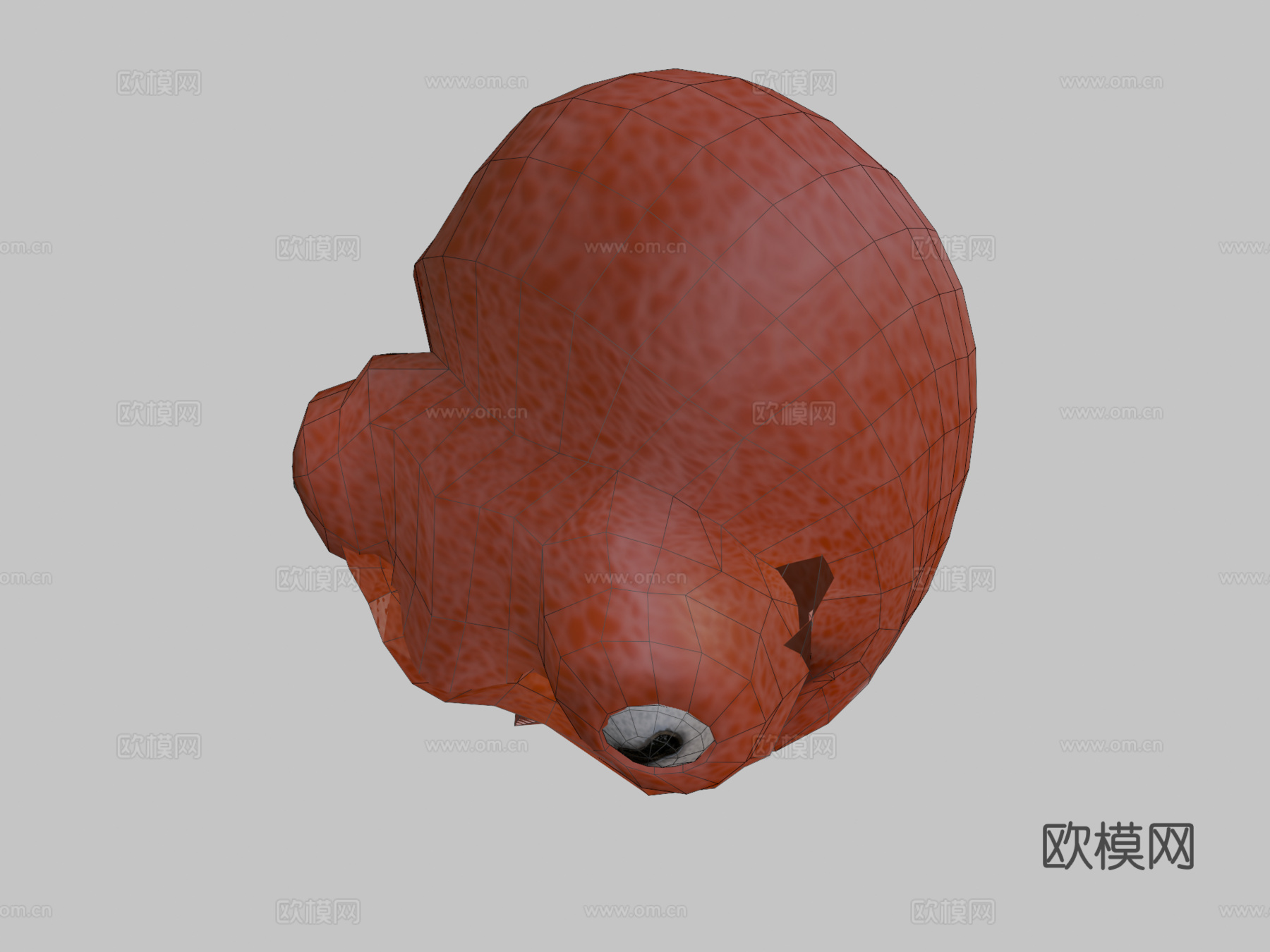 动画章鱼3d模型