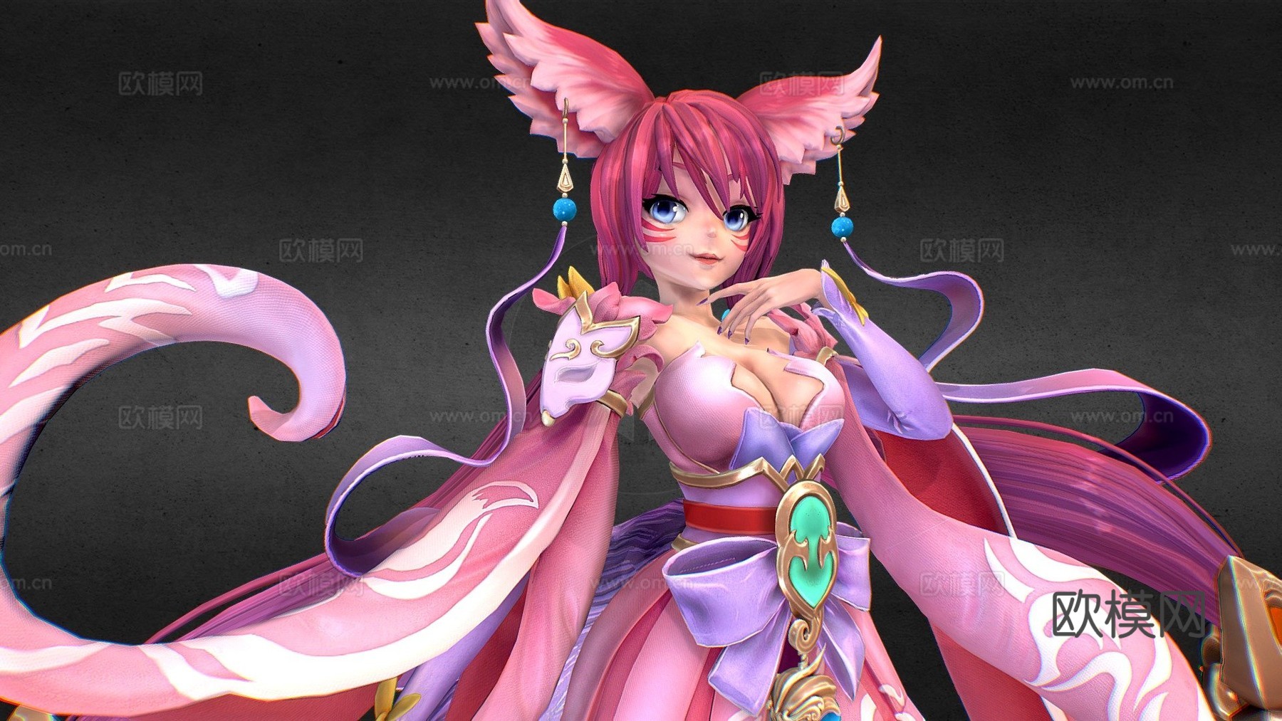 梅花-角色课程3d模型