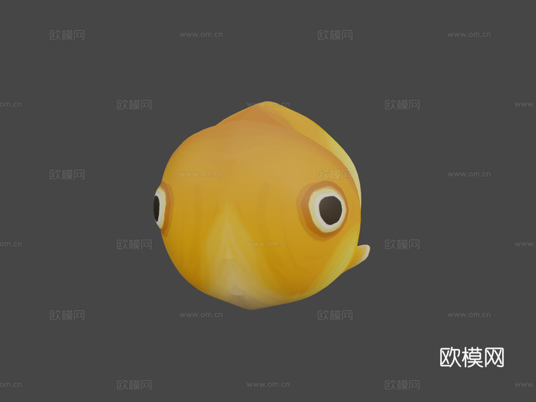 鱼动画3d模型下载(渲染图6)