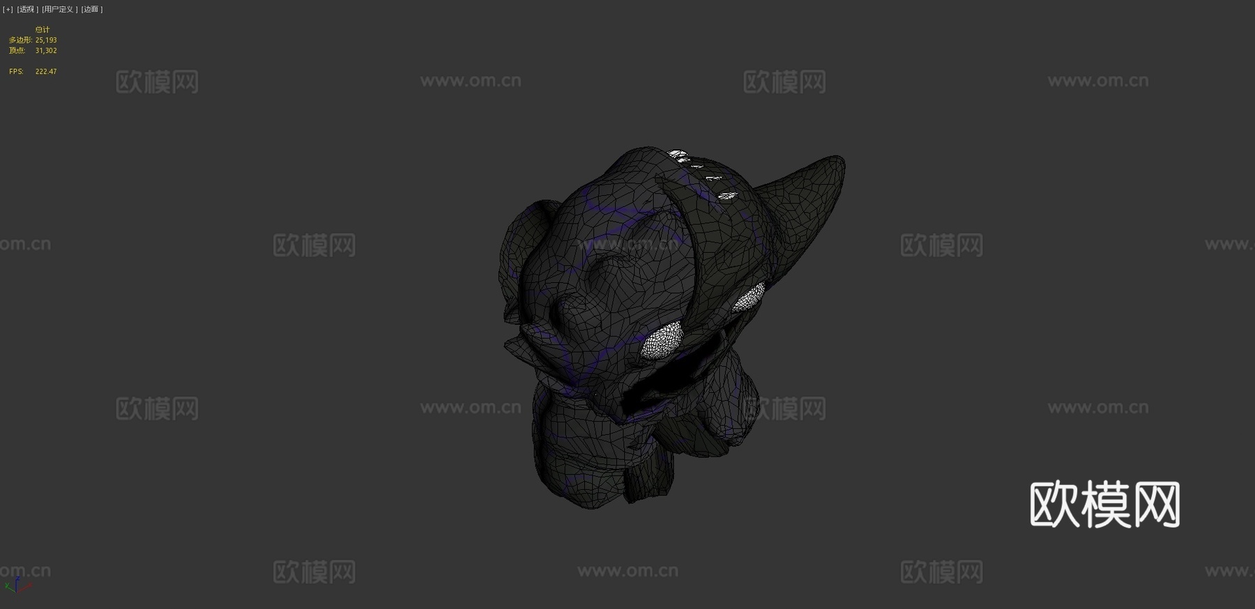 班班花园7-顽劣的比特吉格尔3d模型