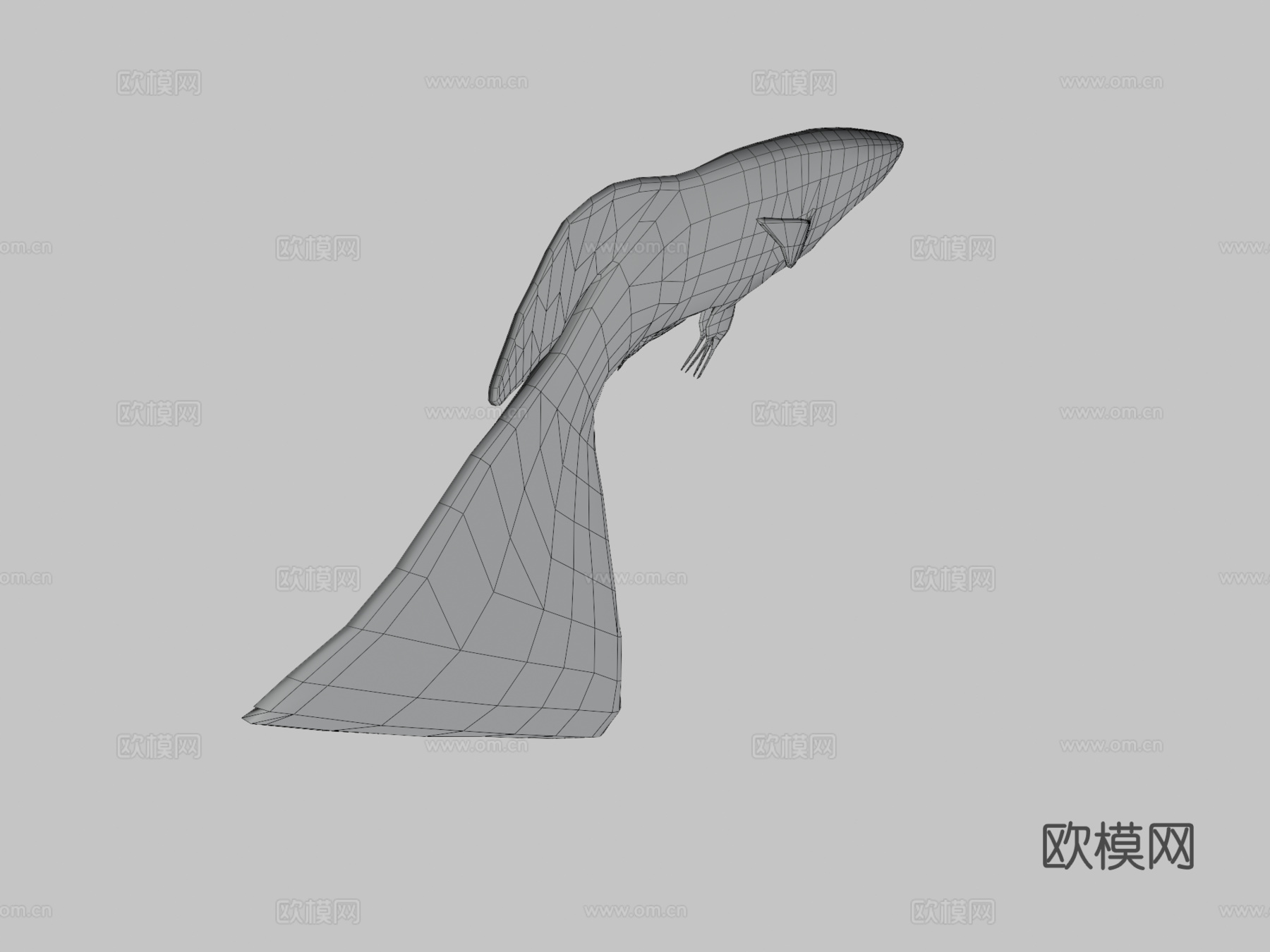 孔雀鱼动画3d模型