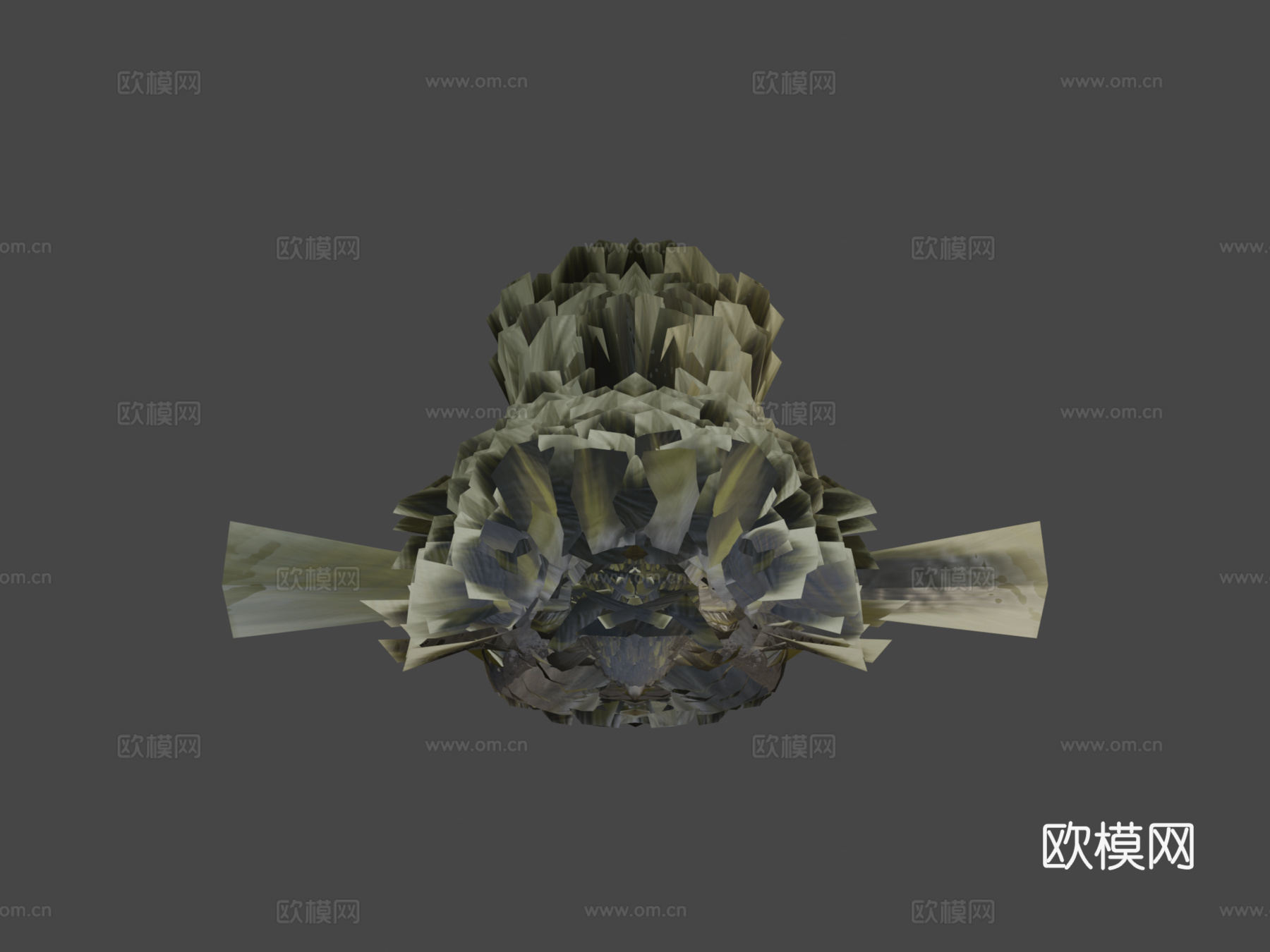 金雕3d模型