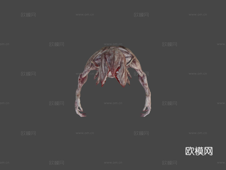 阿尔法魔王(怪奇物语)重贴图3d模型下载(渲染图7)