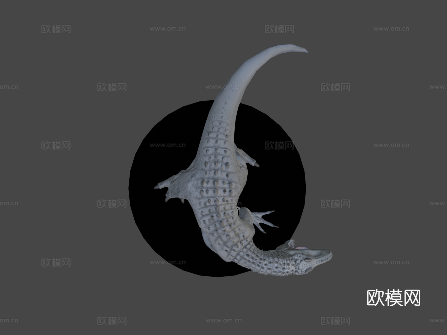 侏罗纪世界暴虐霸王龙雕像3d模型