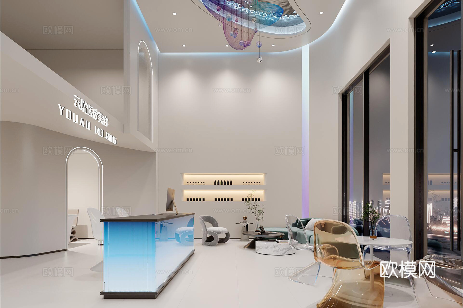 美容院3d模型