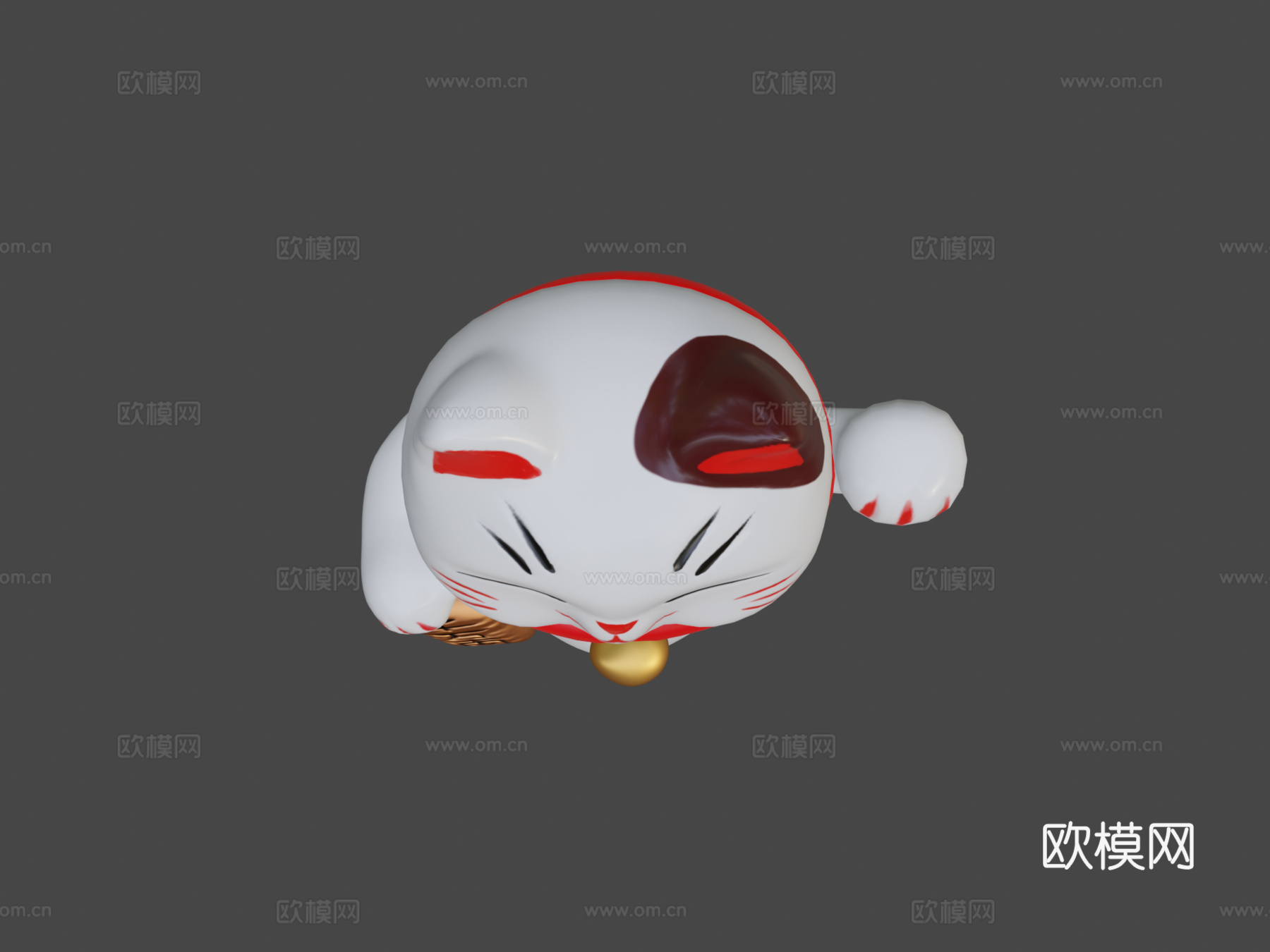 招财猫3d模型