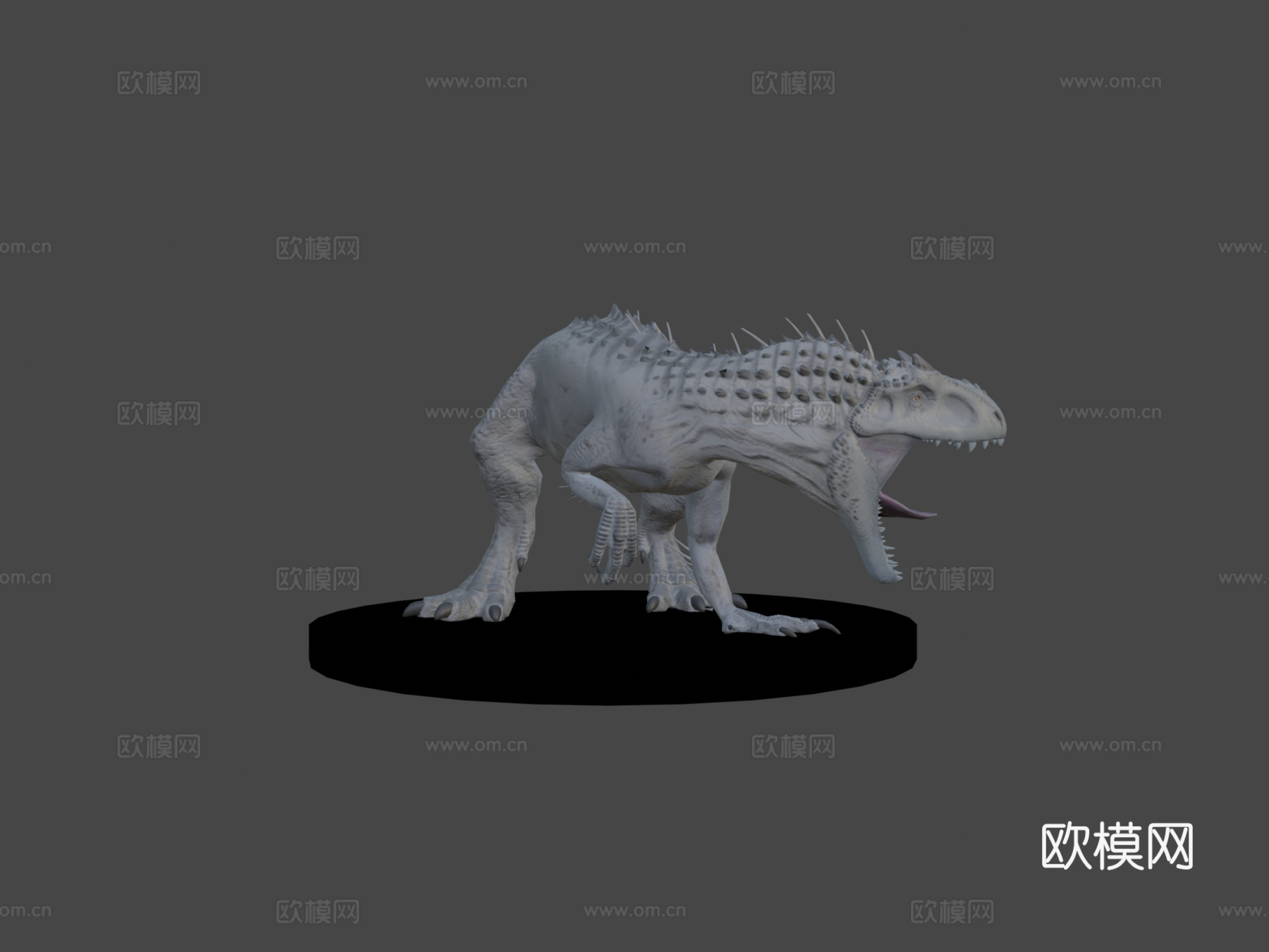 侏罗纪世界暴虐霸王龙雕像3d模型