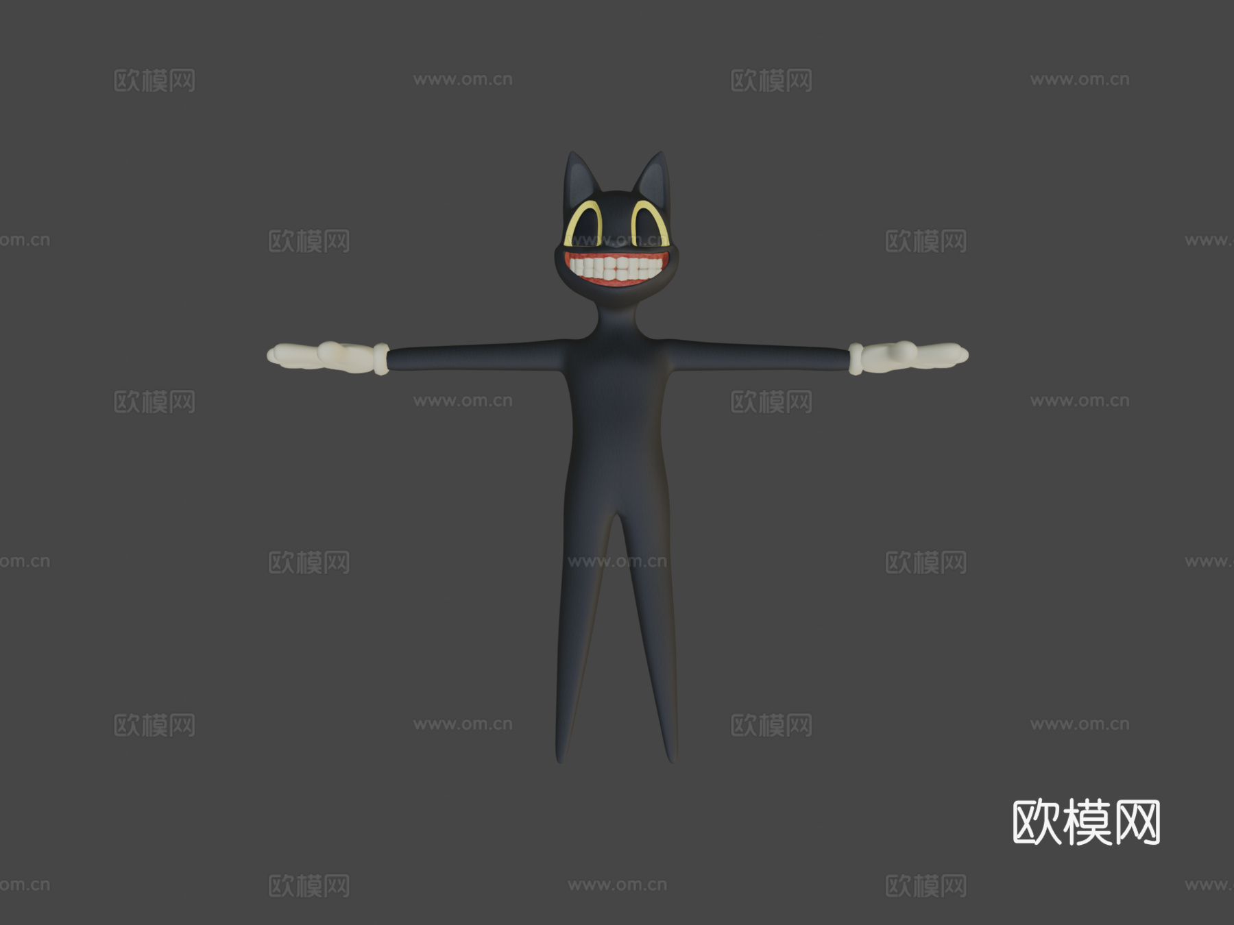 卡通猫3d模型