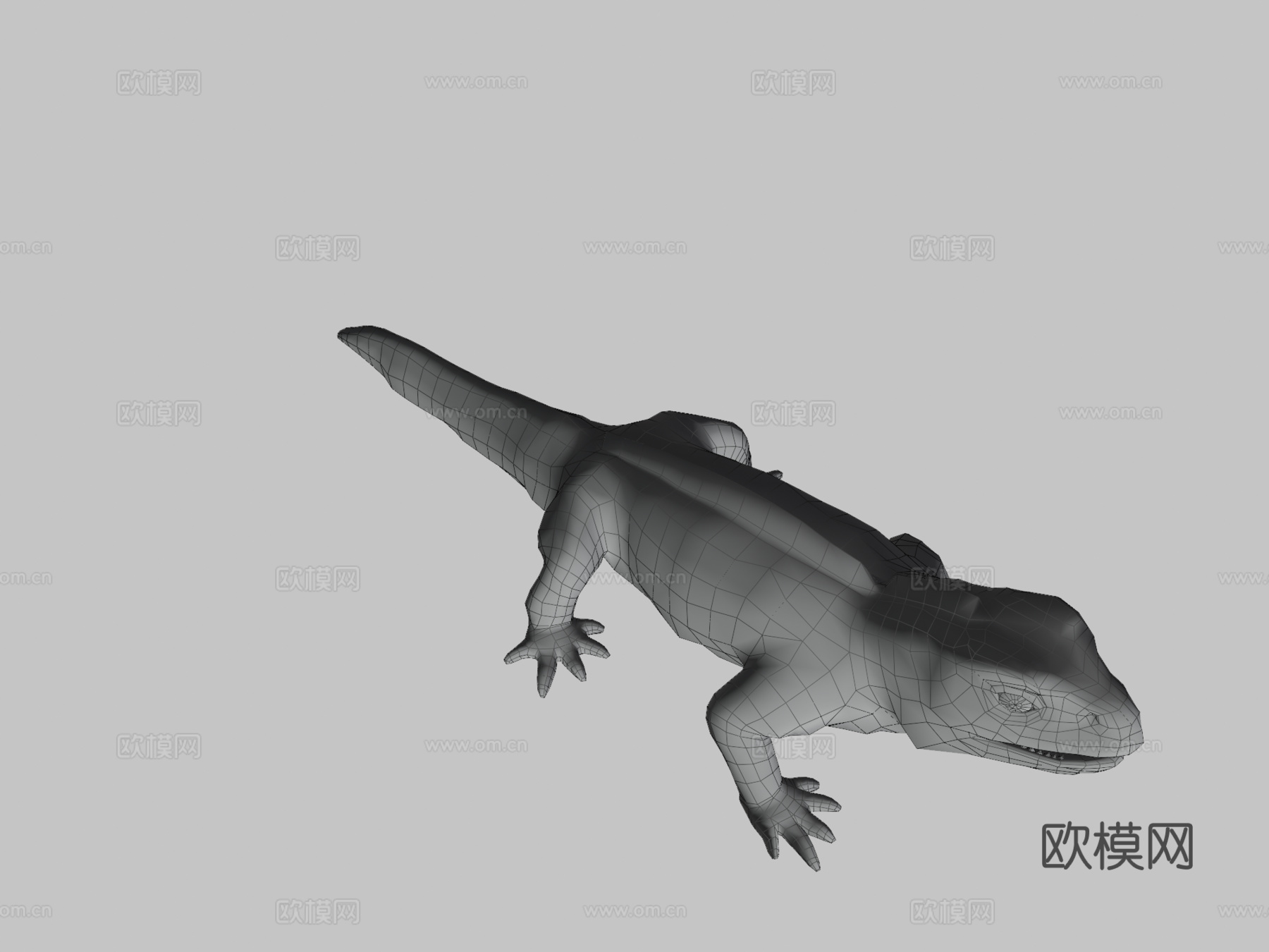 蜥蜴3d模型