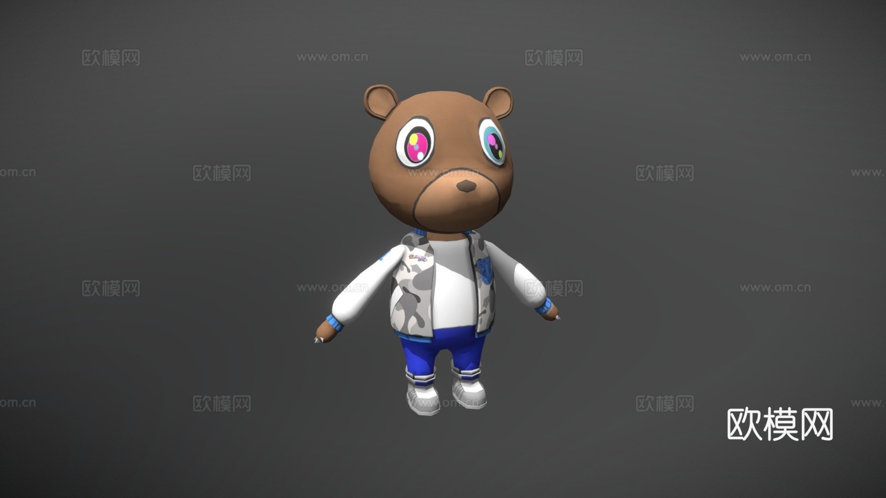 辍学熊3d模型