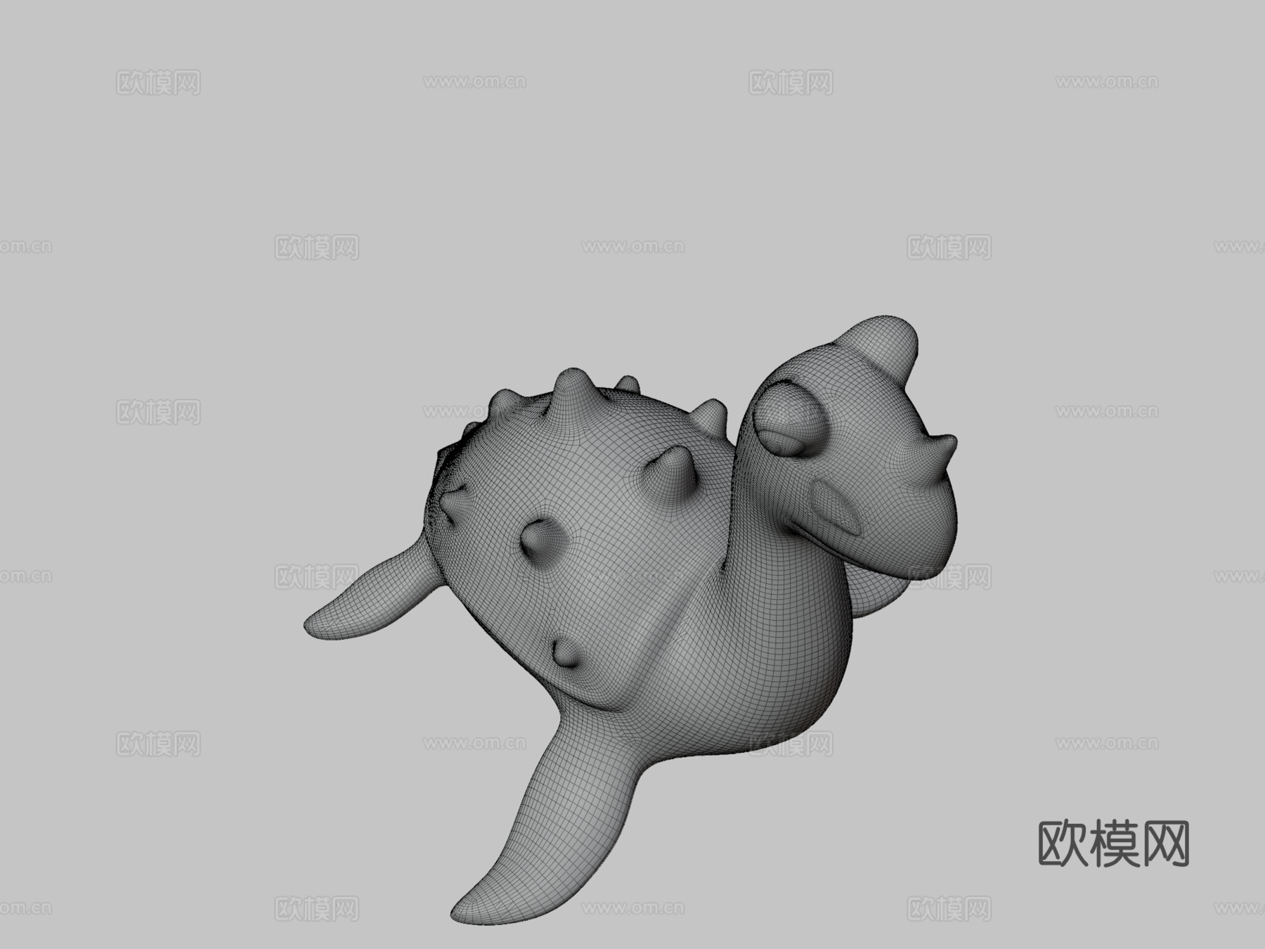 宝可梦-拉普拉斯3d模型