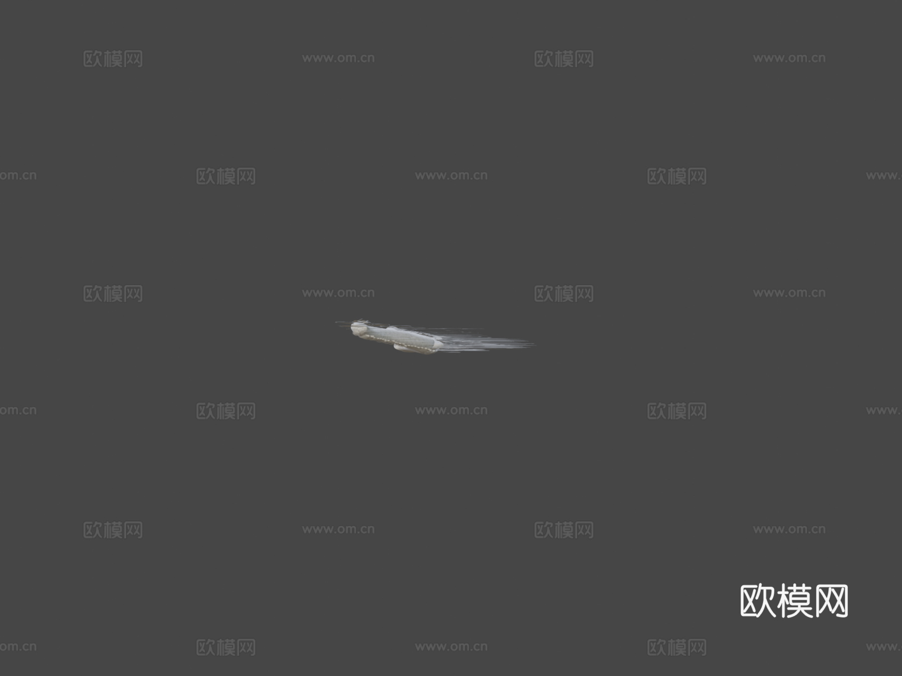 天使或鸟翼3d模型