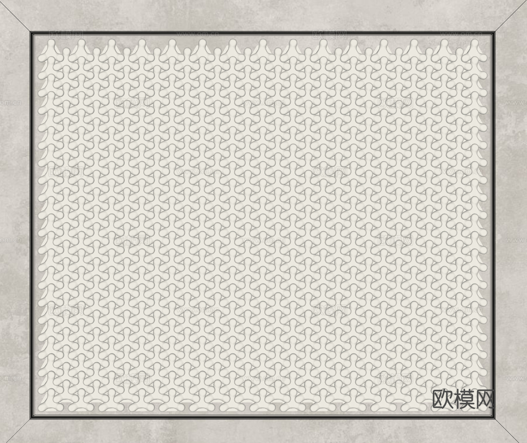 3d造型墙板 发泡陶瓷 叠层墙板 创意墙板 装饰墙板su模型