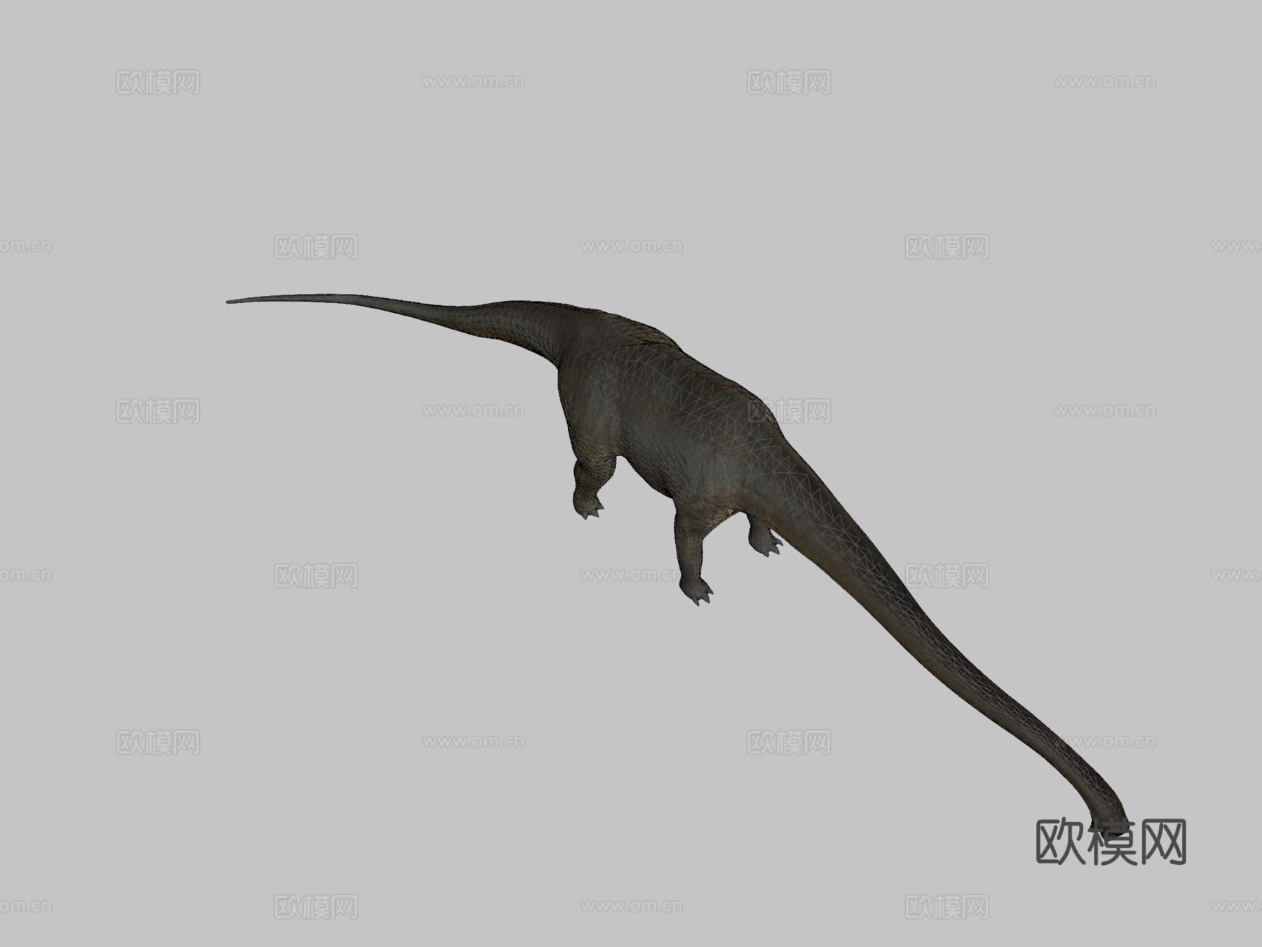 马门溪龙3d模型