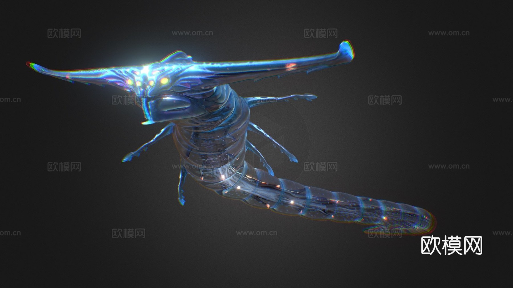 幽灵利维坦3d模型
