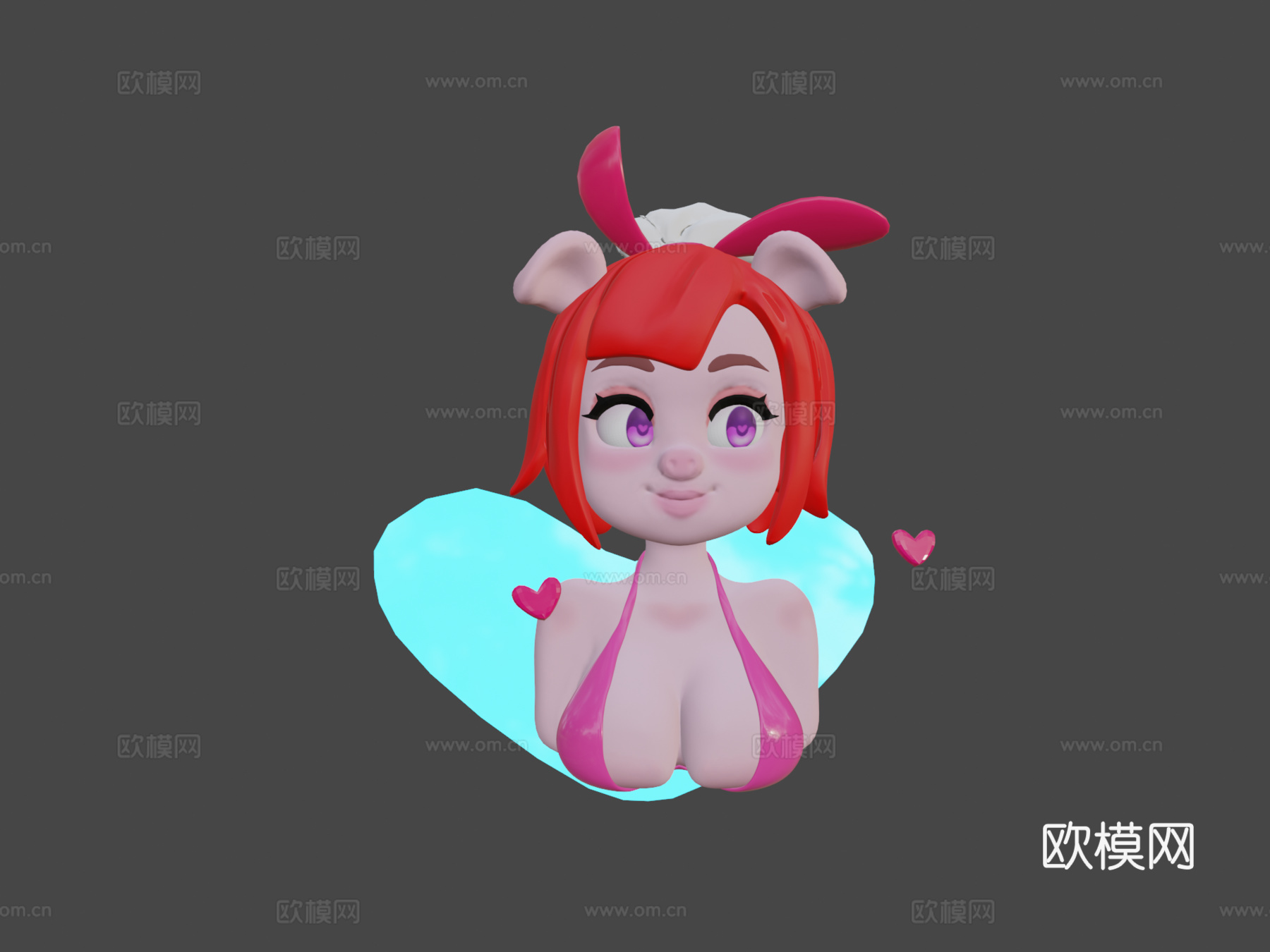 艾米丽同人测试3d模型