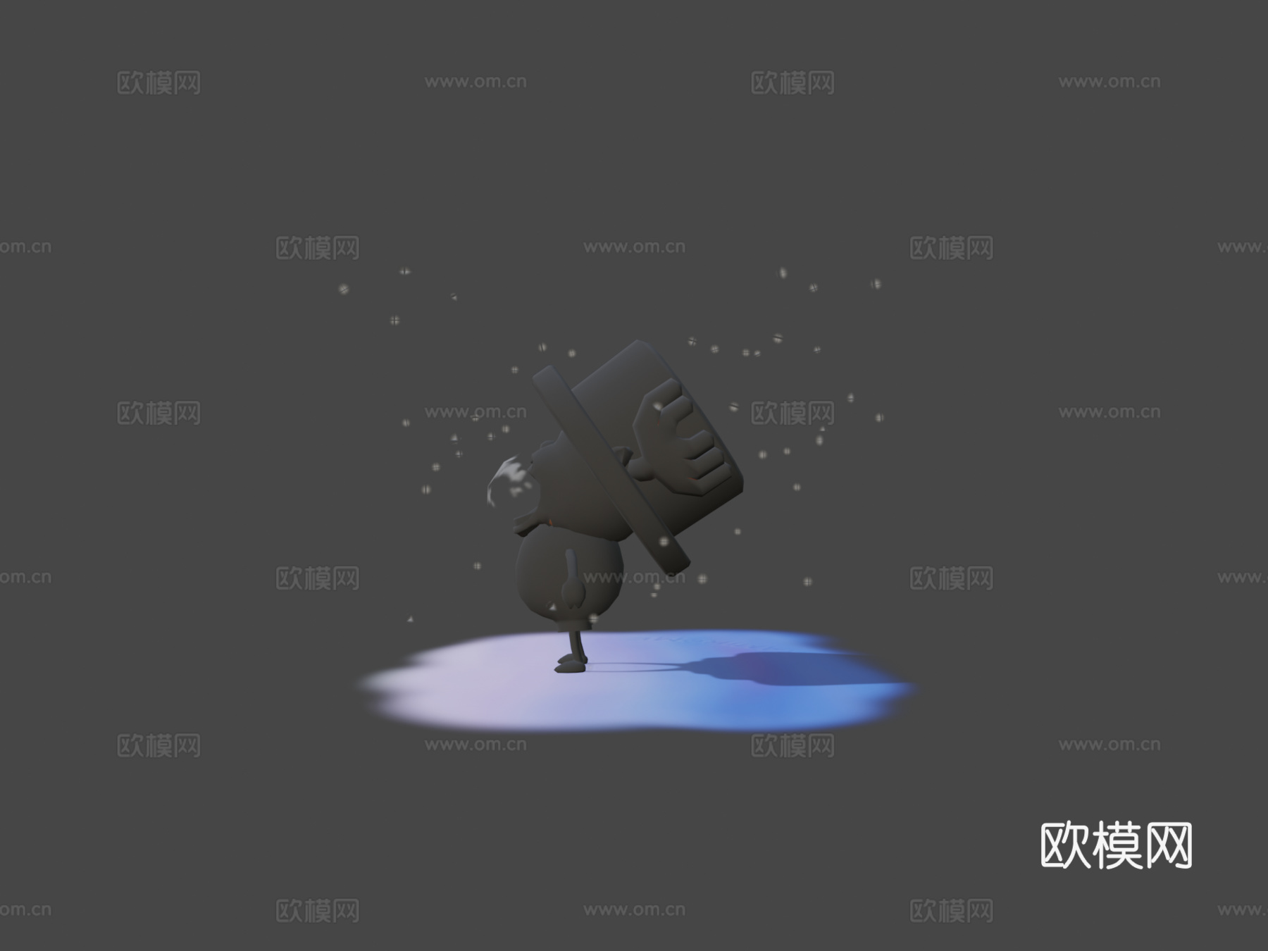 哭泣的乔巴3d模型