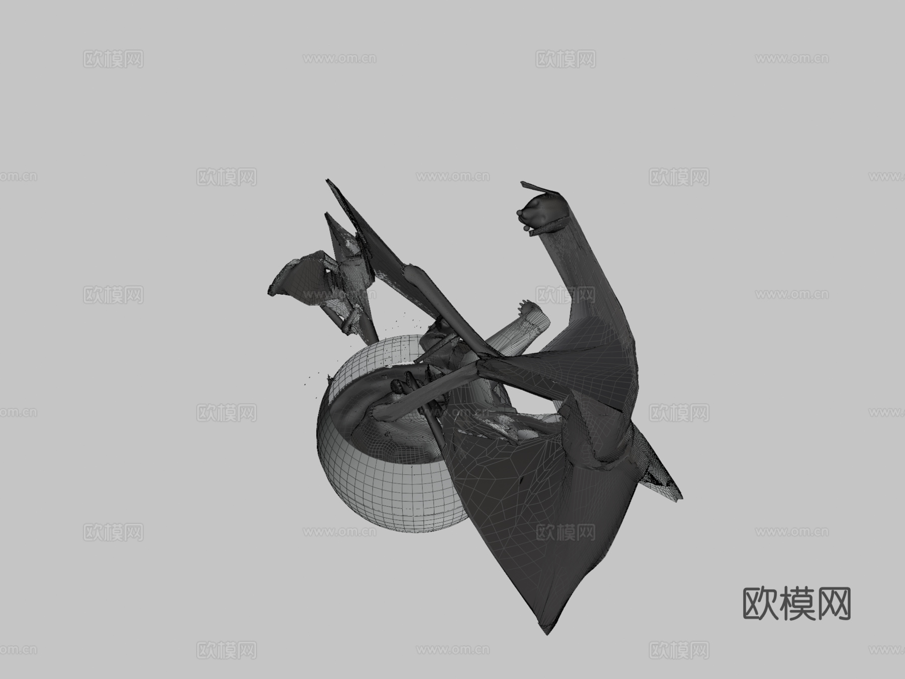北极熊3d模型