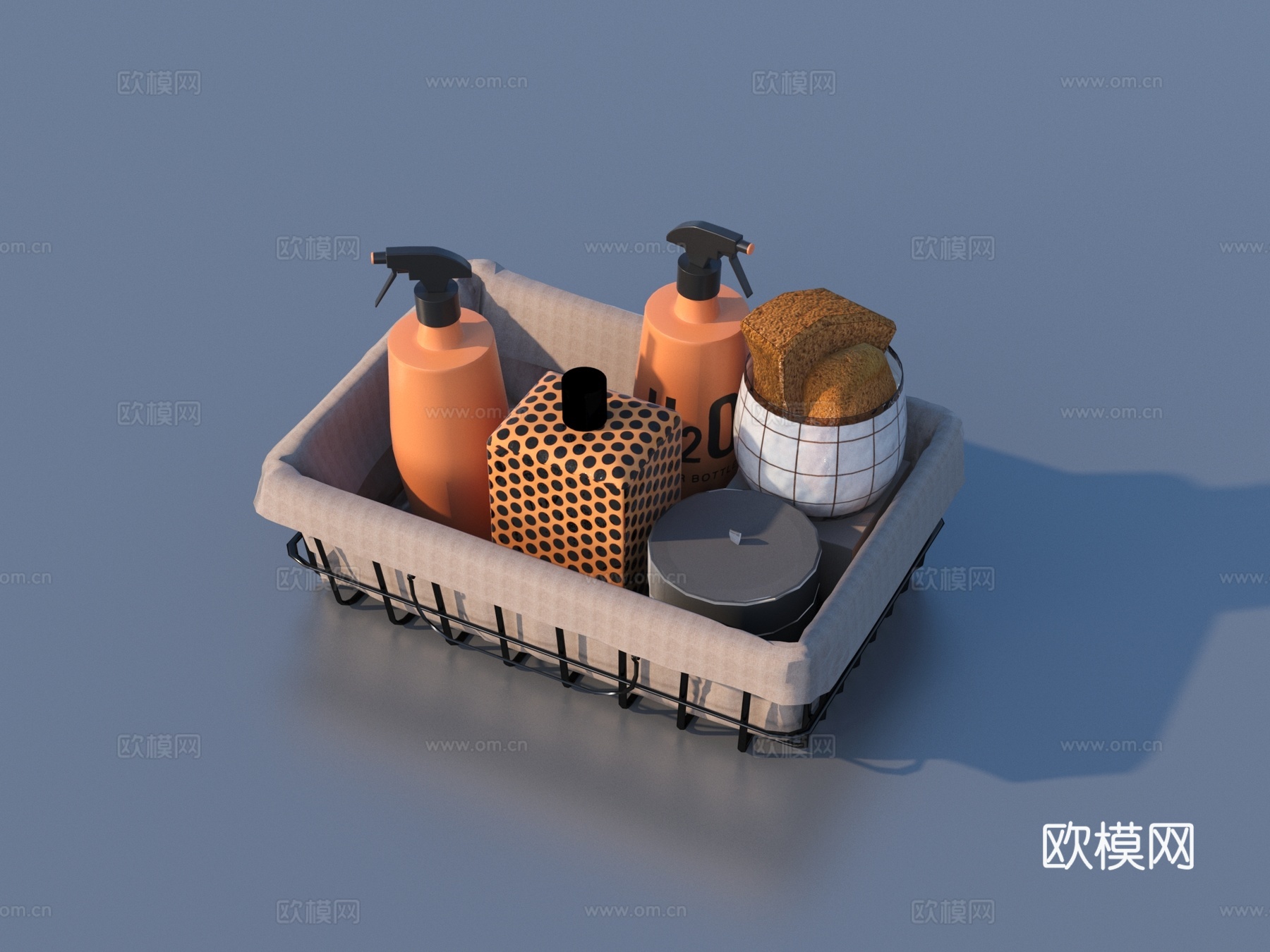 沐浴露 香水 化妆品 洗浴用品3d模型