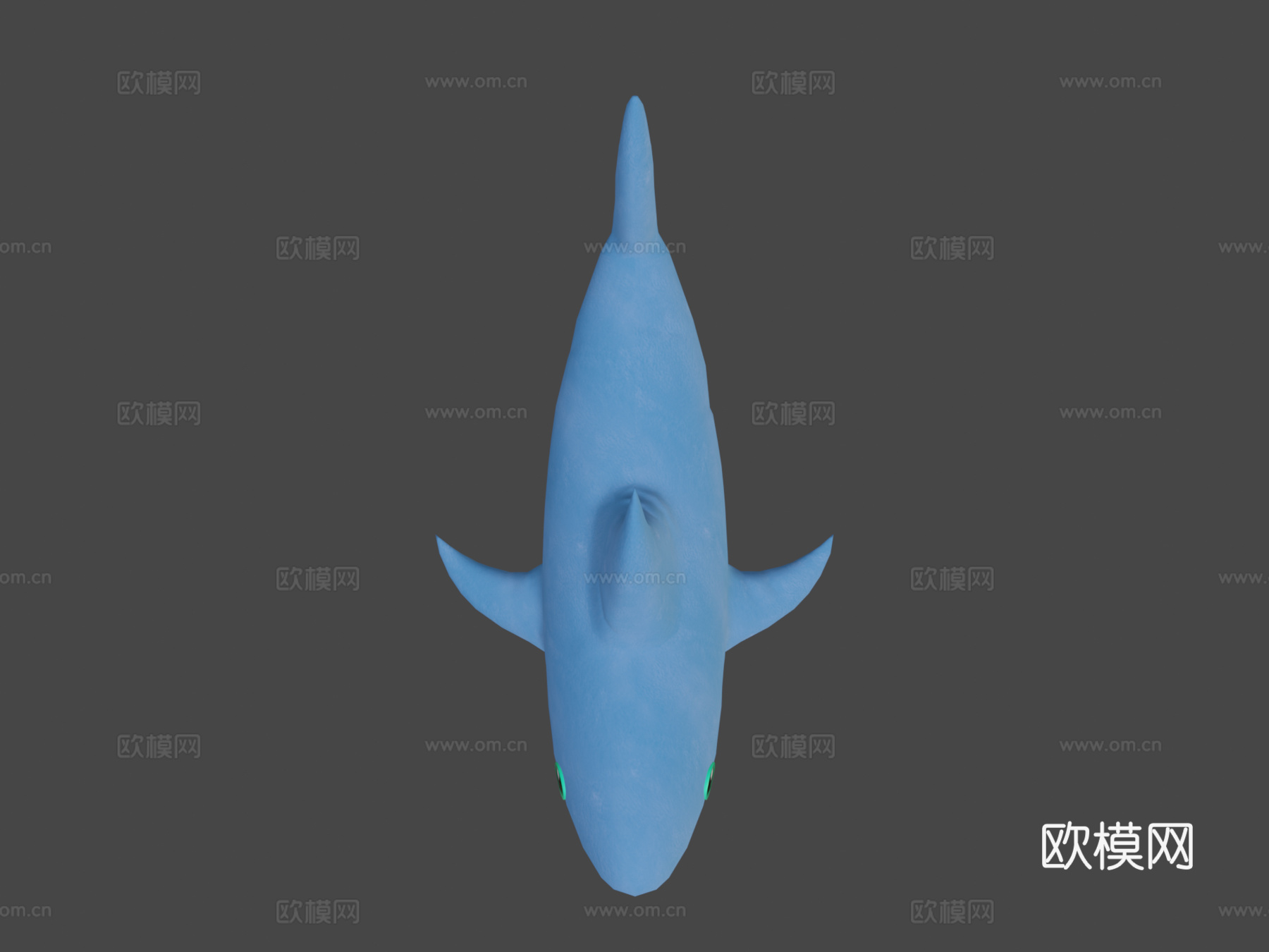 毛绒鲨鱼3d模型