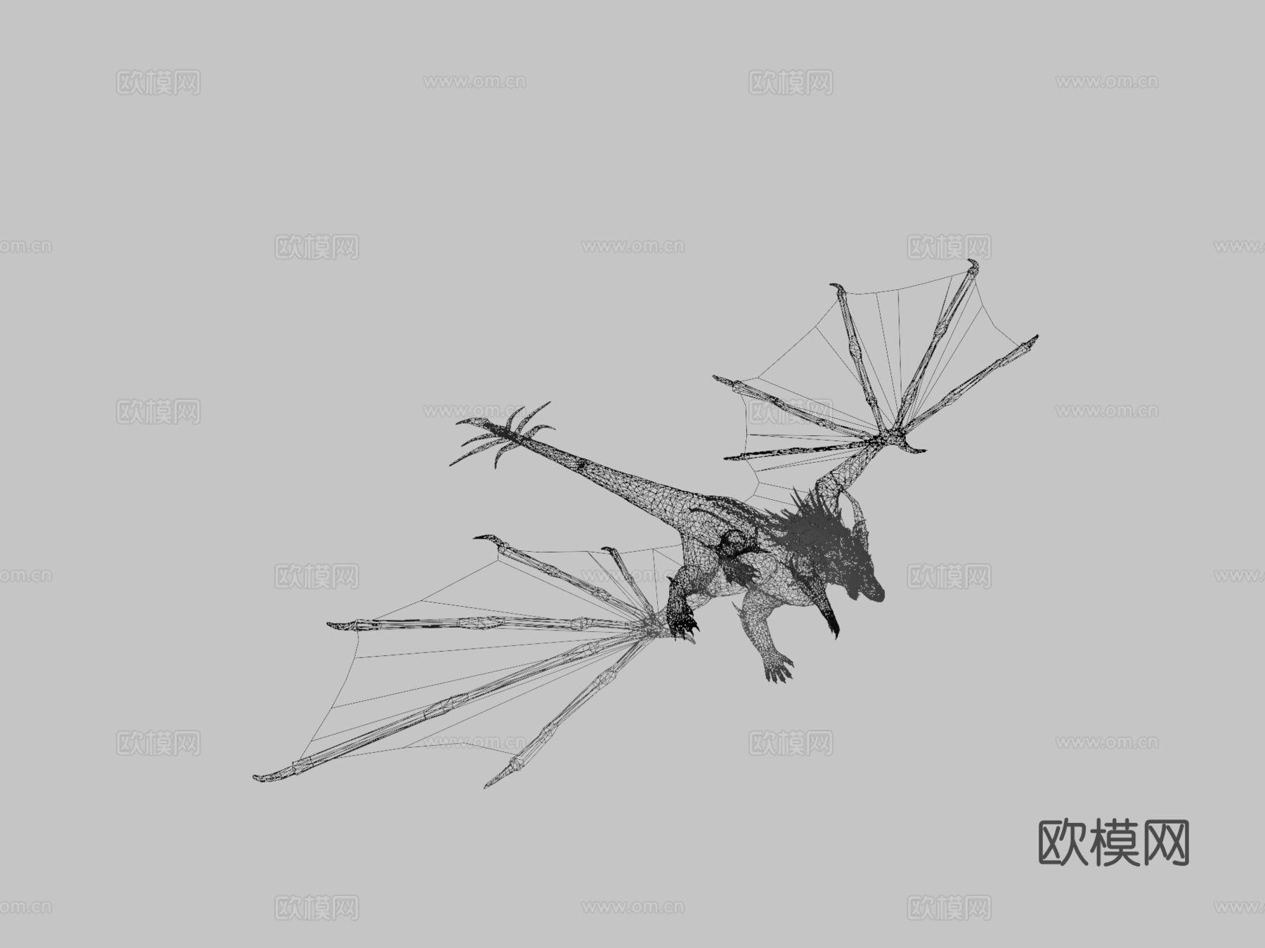 终极火龙3d模型