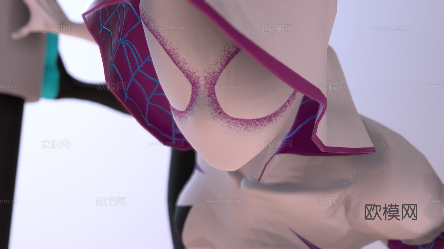 蜘蛛格温3d模型