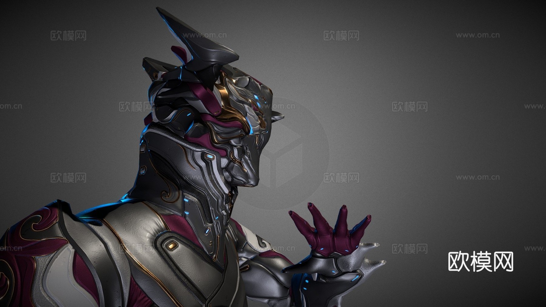 星际战甲-洛基-木灵3d模型