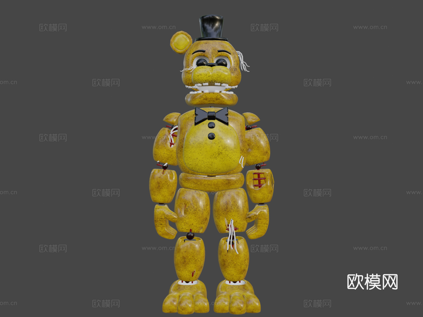 FNAF2-黄金弗雷迪3d模型