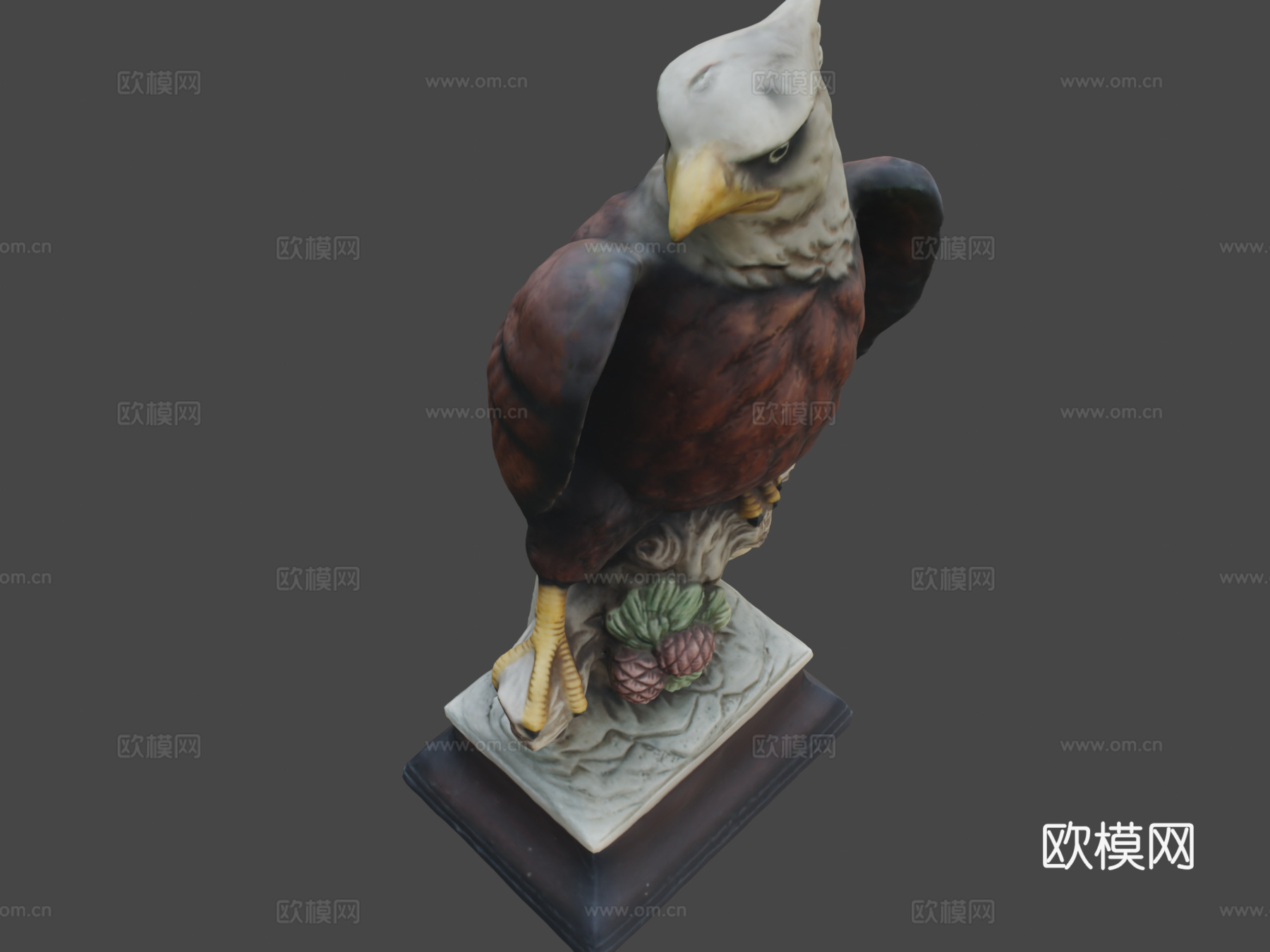 D扫描鹰3d模型