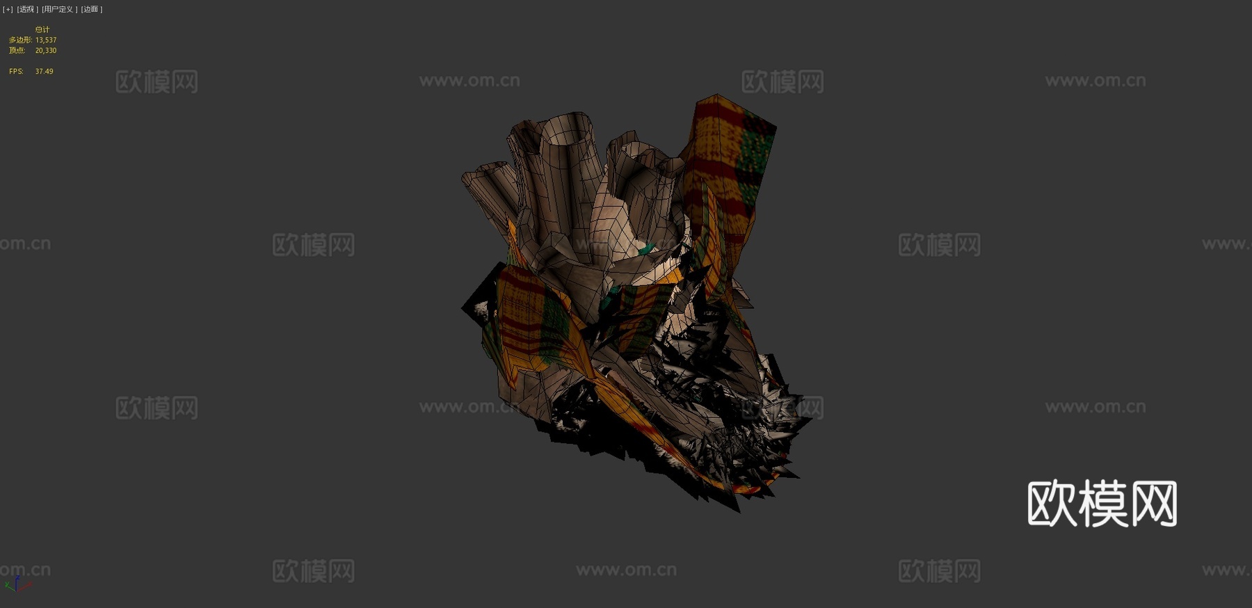 骆驼3d模型