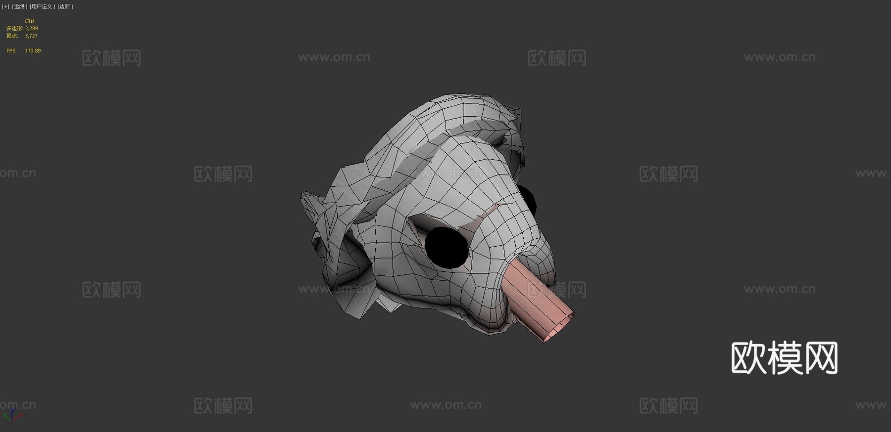 老鼠3d模型