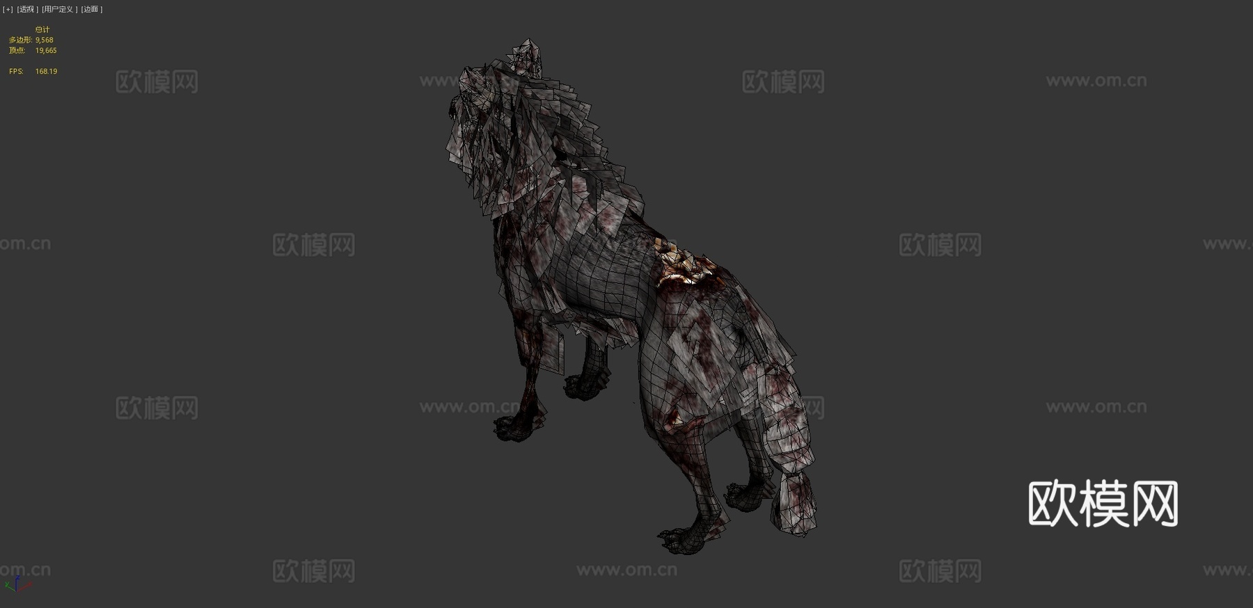使命召唤-幽灵的地狱犬3d模型