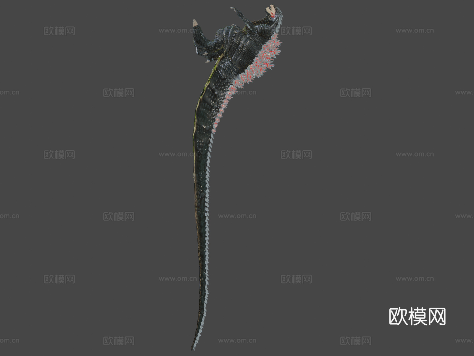 哥斯拉终极体[奇异点]3d模型