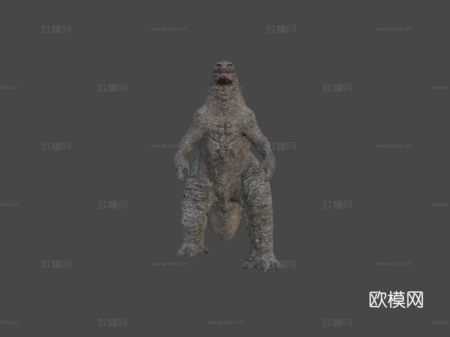 哥斯拉首次行走动画3d模型