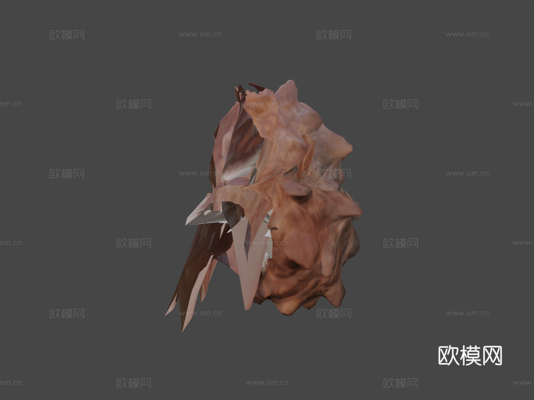 巨型太平洋章鱼3d模型